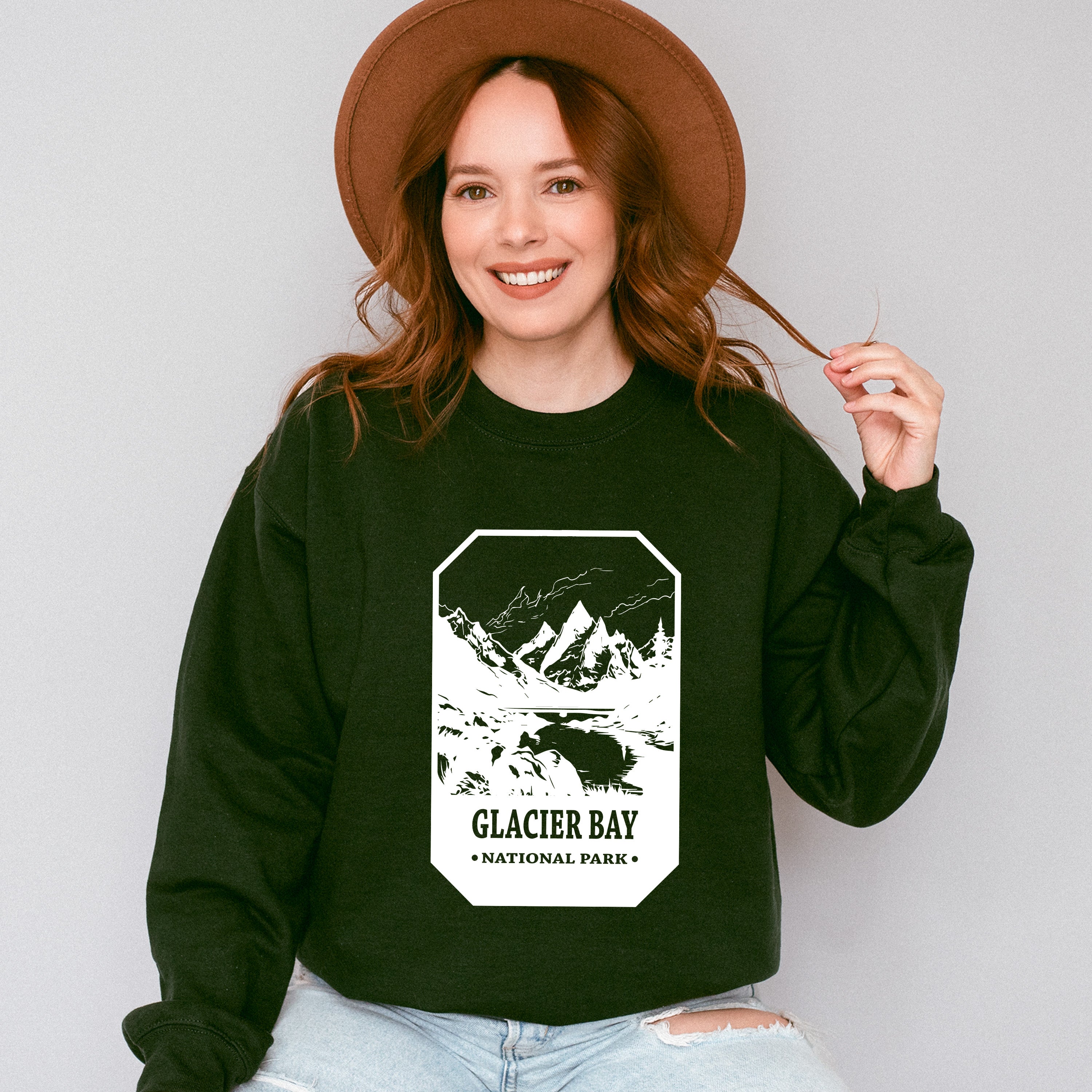 Glacier Bay - National Park Theme Unisex Crewneck T-Shirt Sweatshirt Hoodie