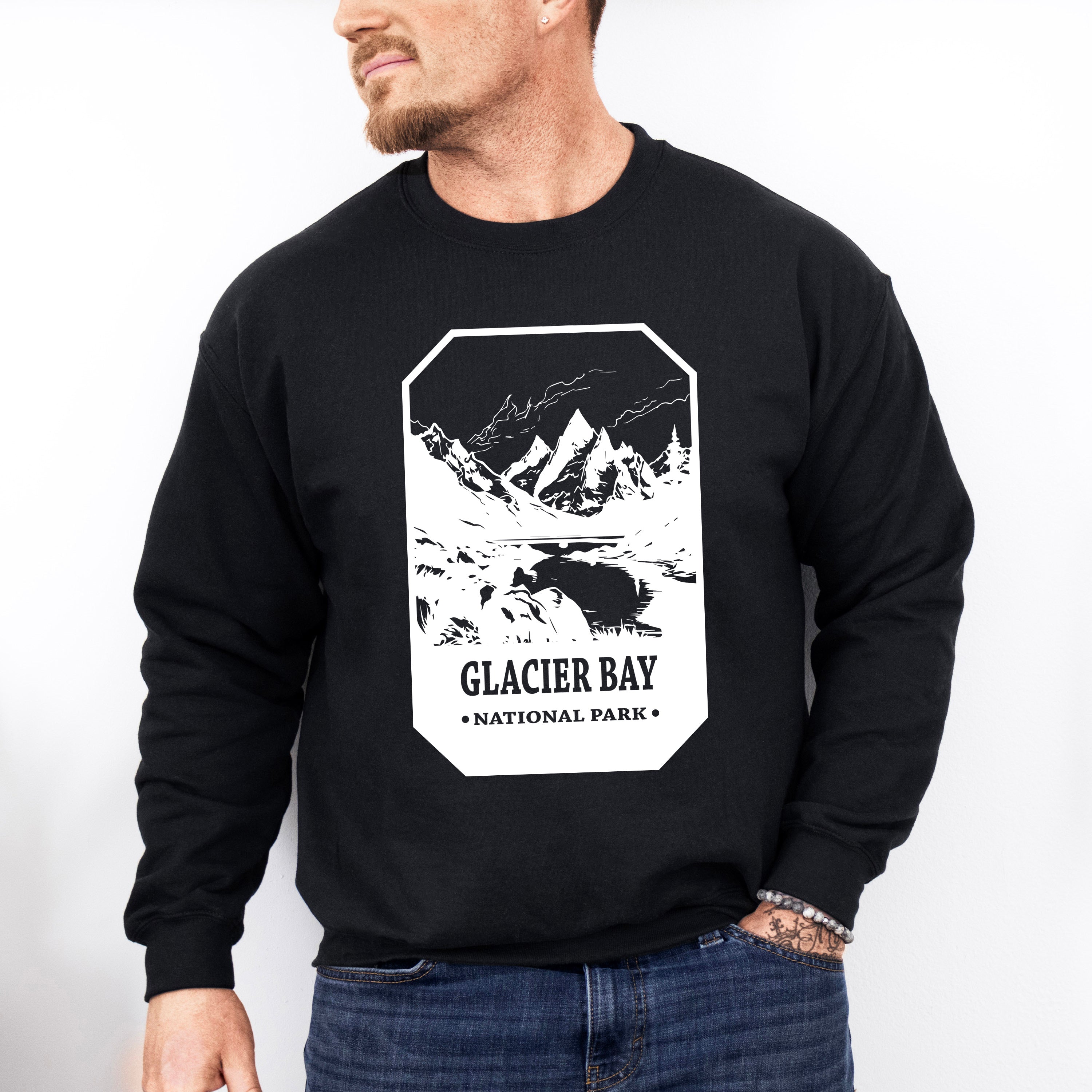 Glacier Bay - National Park Theme Unisex Crewneck T-Shirt Sweatshirt Hoodie