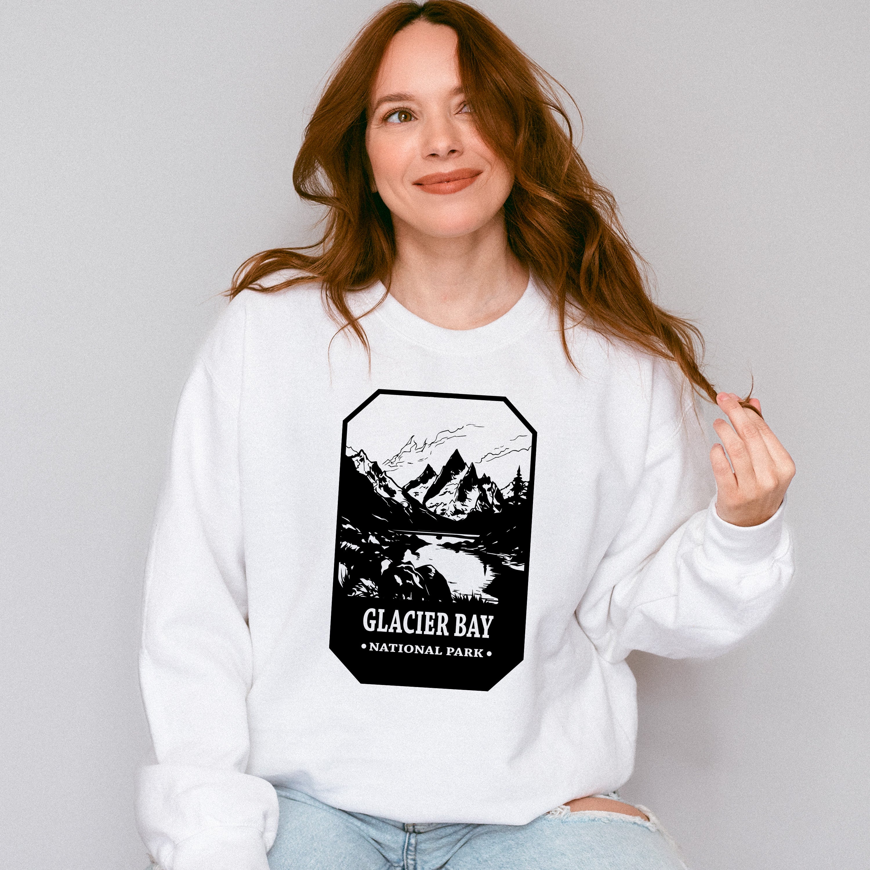 Glacier Bay - National Park Theme Unisex Crewneck T-Shirt Sweatshirt Hoodie