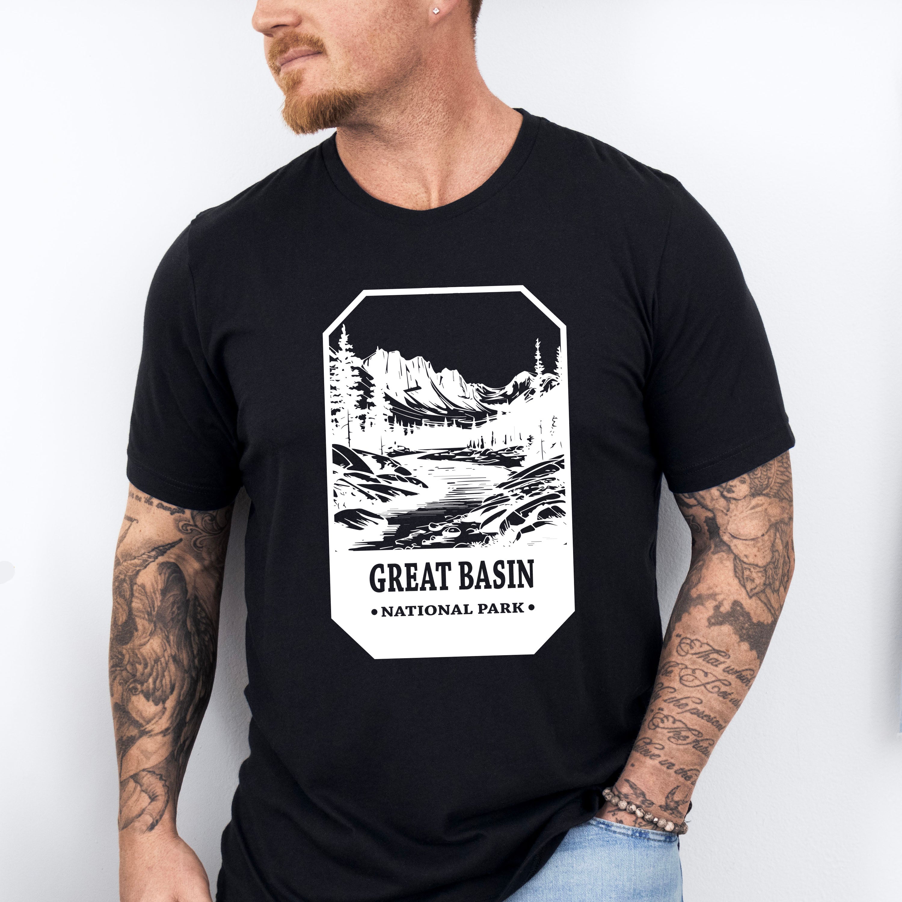 Great Basin - National Park Theme Unisex Crewneck T-Shirt Sweatshirt Hoodie