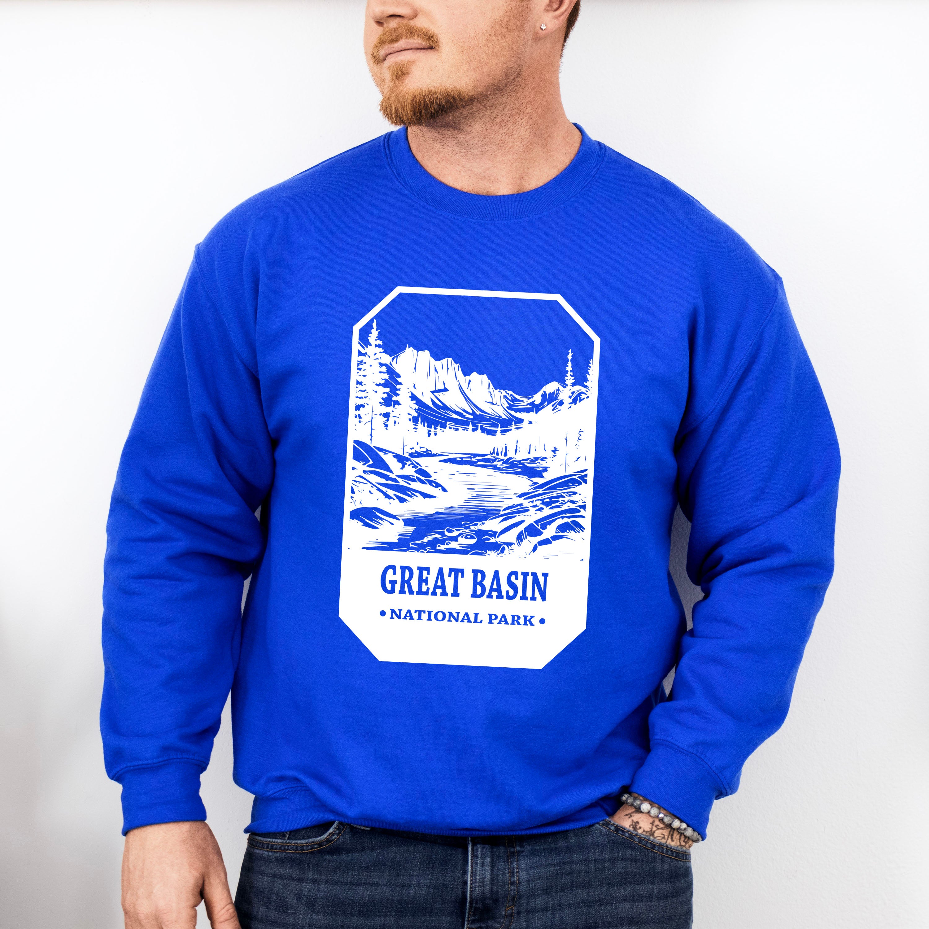 Great Basin - National Park Theme Unisex Crewneck T-Shirt Sweatshirt Hoodie