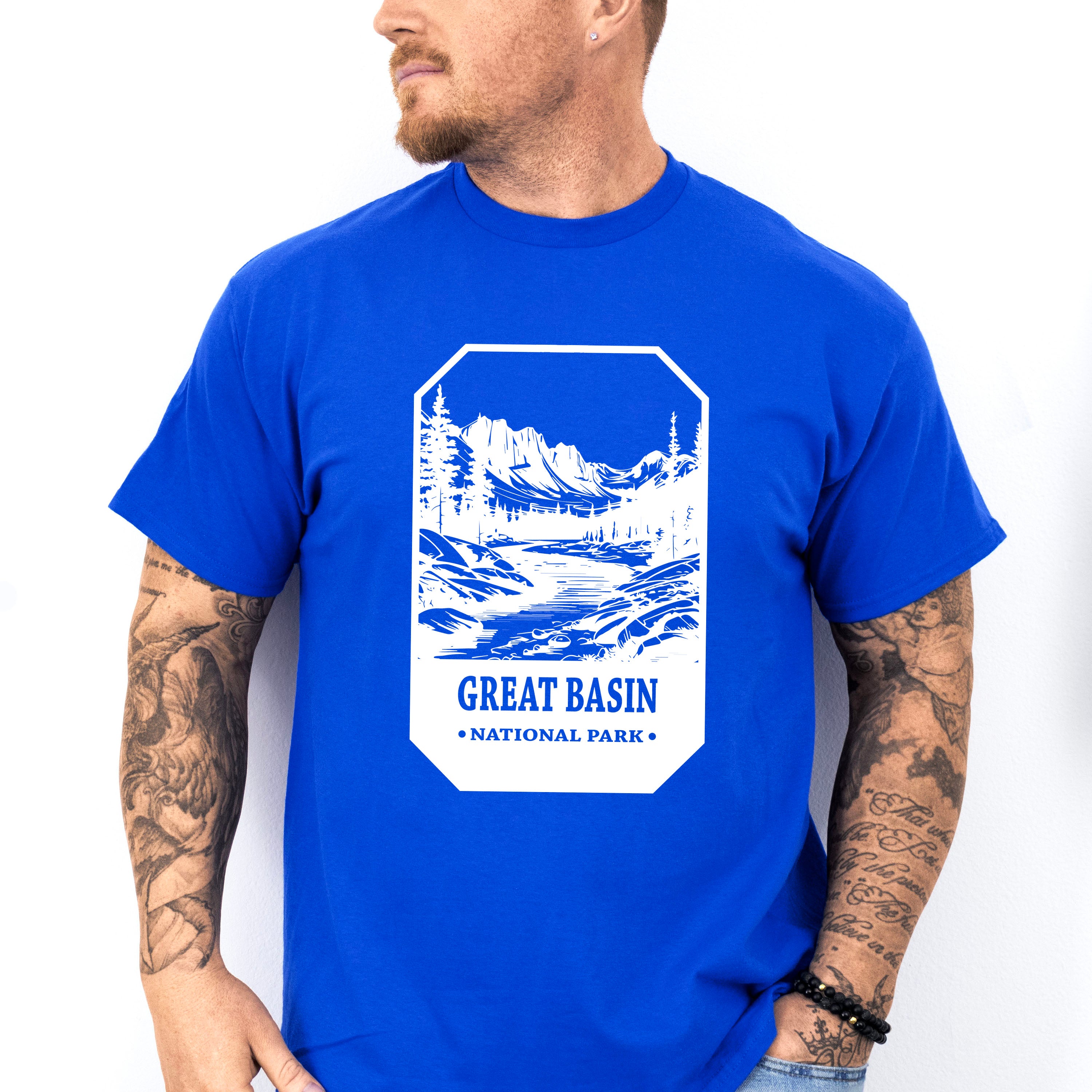Great Basin - National Park Theme Unisex Crewneck T-Shirt Sweatshirt Hoodie