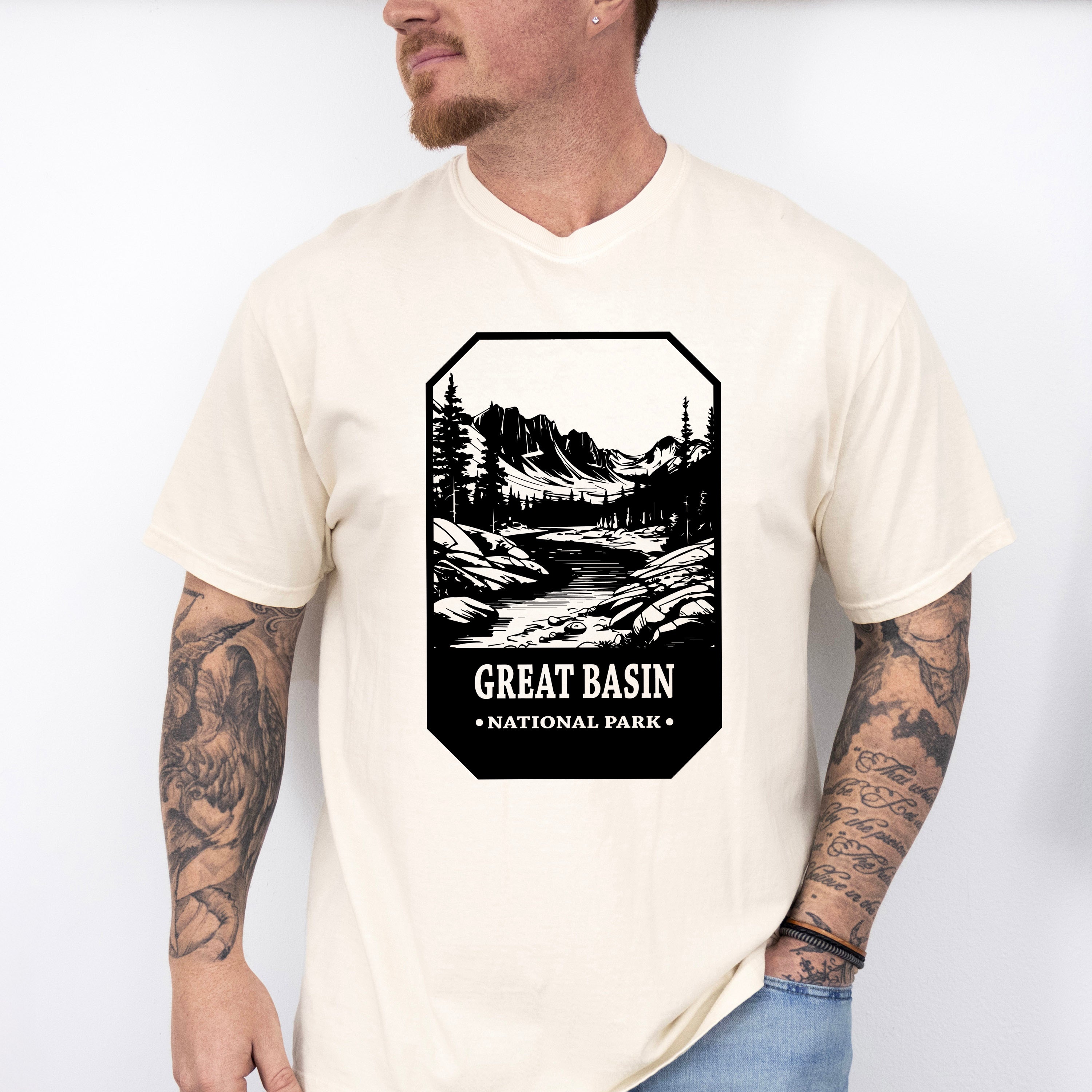 Great Basin - National Park Theme Unisex Crewneck T-Shirt Sweatshirt Hoodie