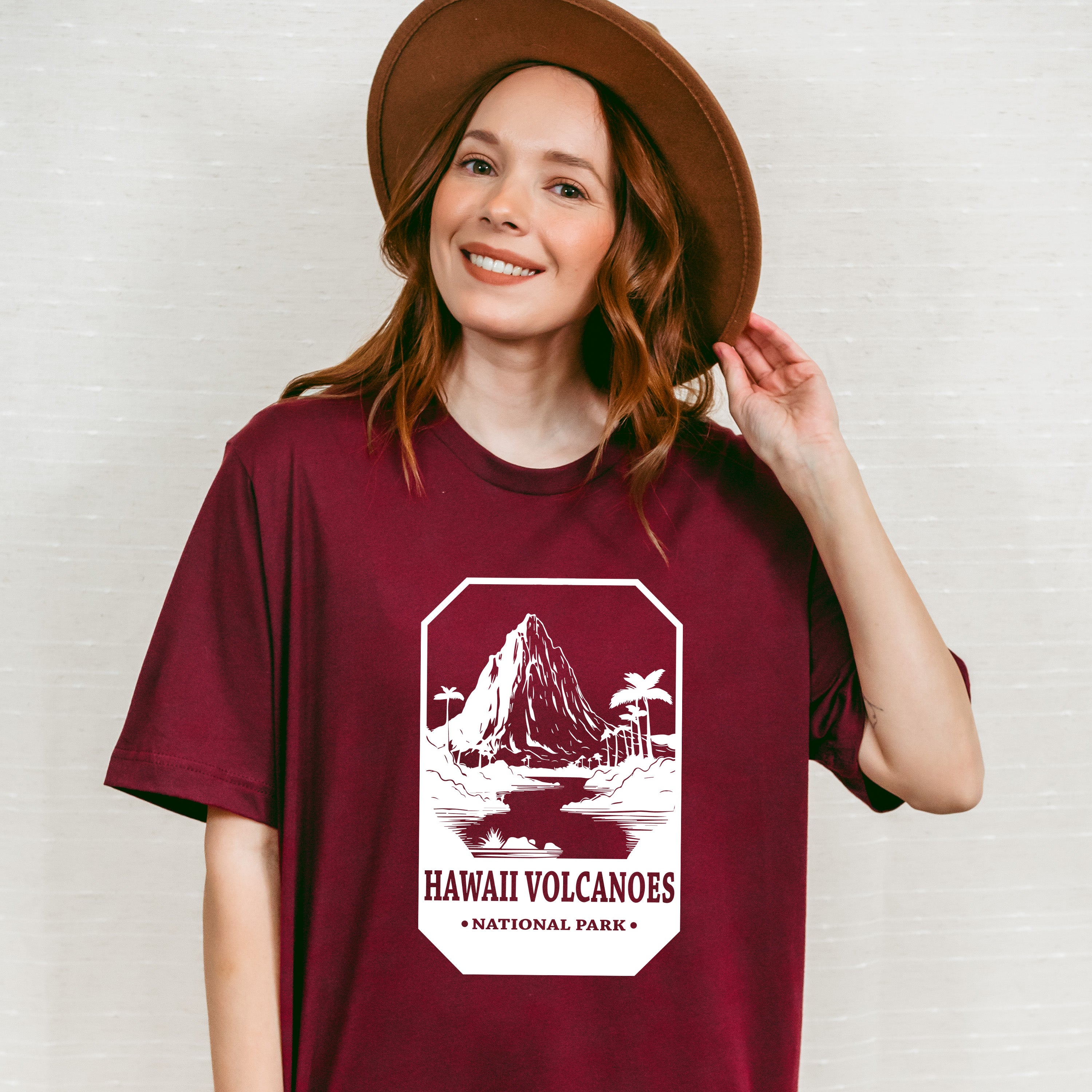 Hawaii Volcanoes - National Park Theme Unisex Crewneck T-Shirt Sweatshirt Hoodie