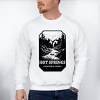 Hot Spring - National Park Theme Unisex Crewneck T-Shirt Sweatshirt Hoodie