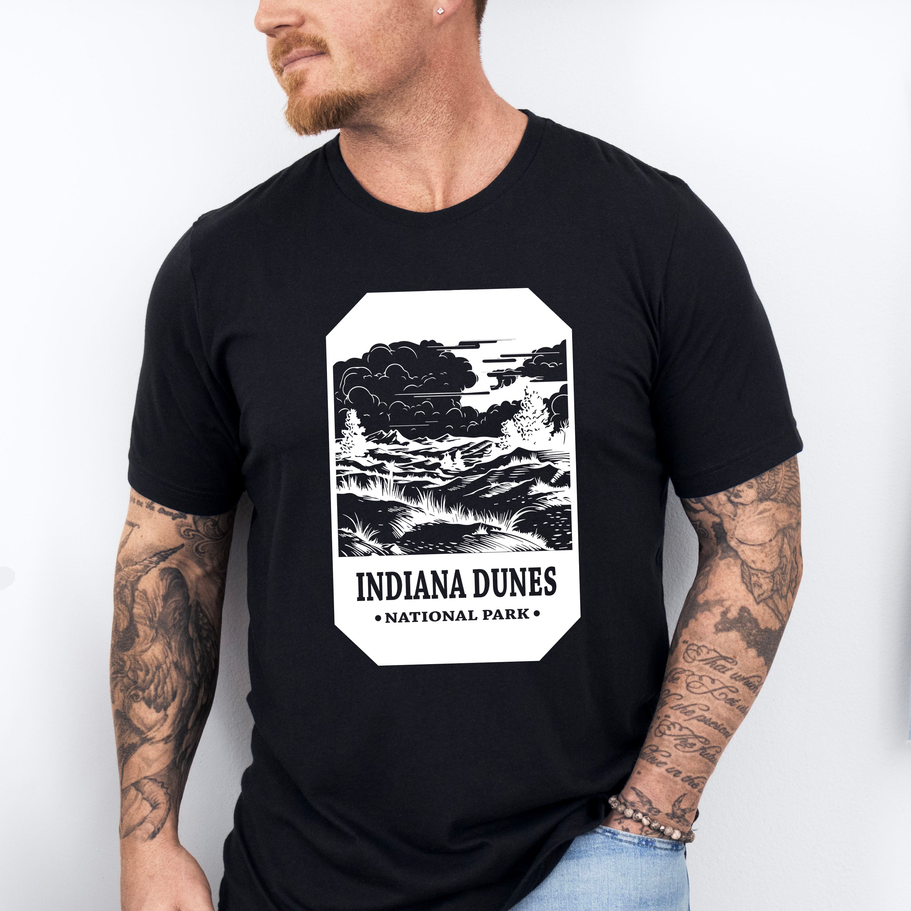Indiana Dunes - National Park Theme Unisex Crewneck T-Shirt Sweatshirt Hoodie