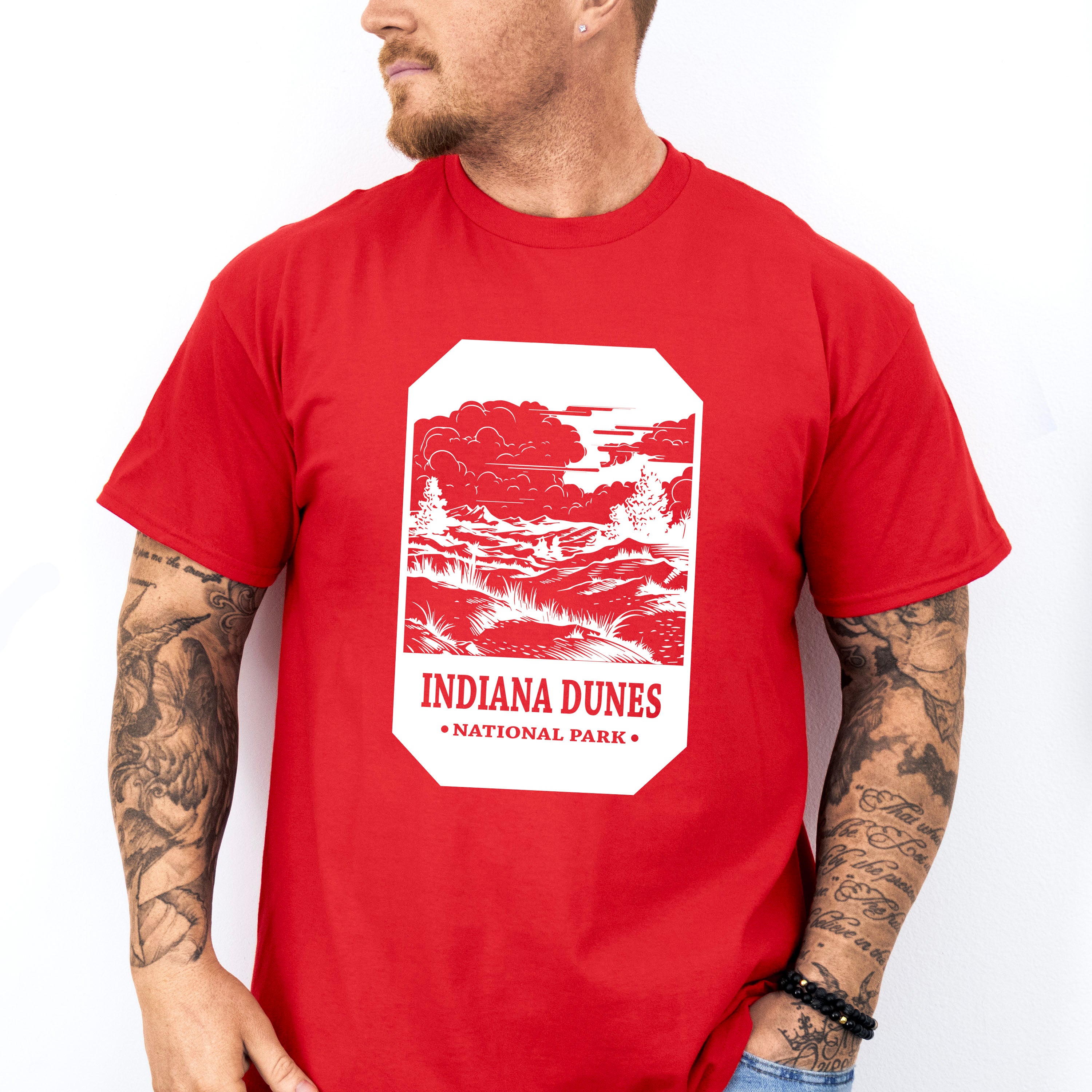 Indiana Dunes - National Park Theme Unisex Crewneck T-Shirt Sweatshirt Hoodie