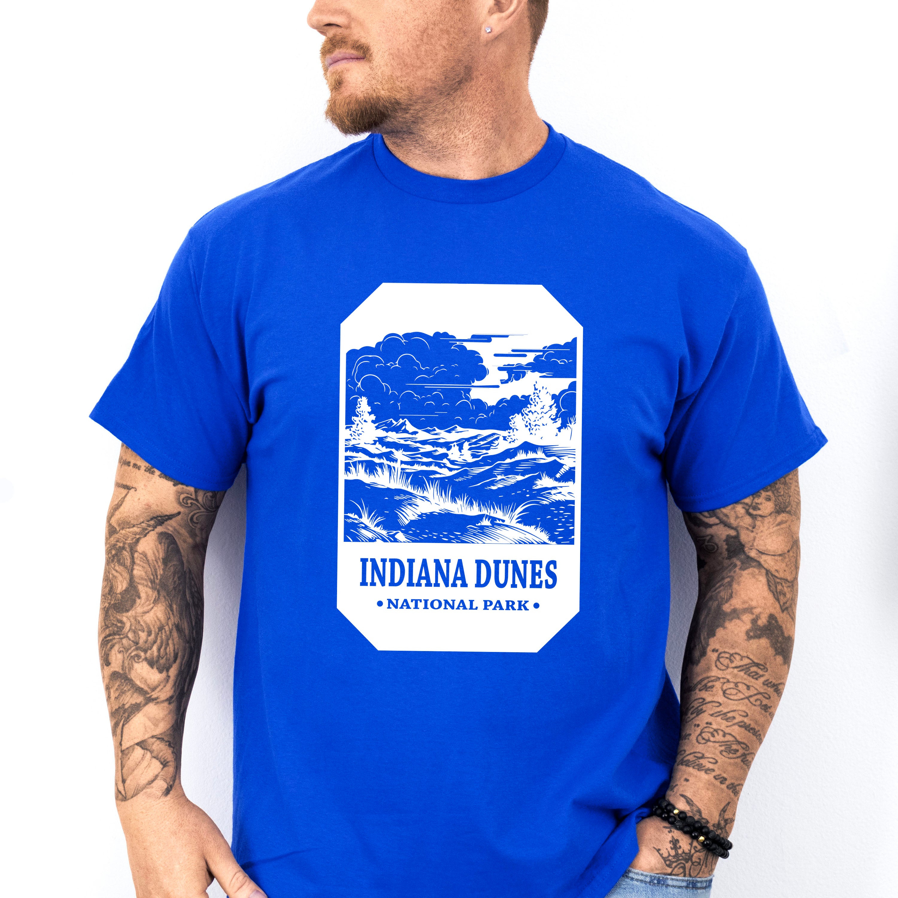 Indiana Dunes - National Park Theme Unisex Crewneck T-Shirt Sweatshirt Hoodie