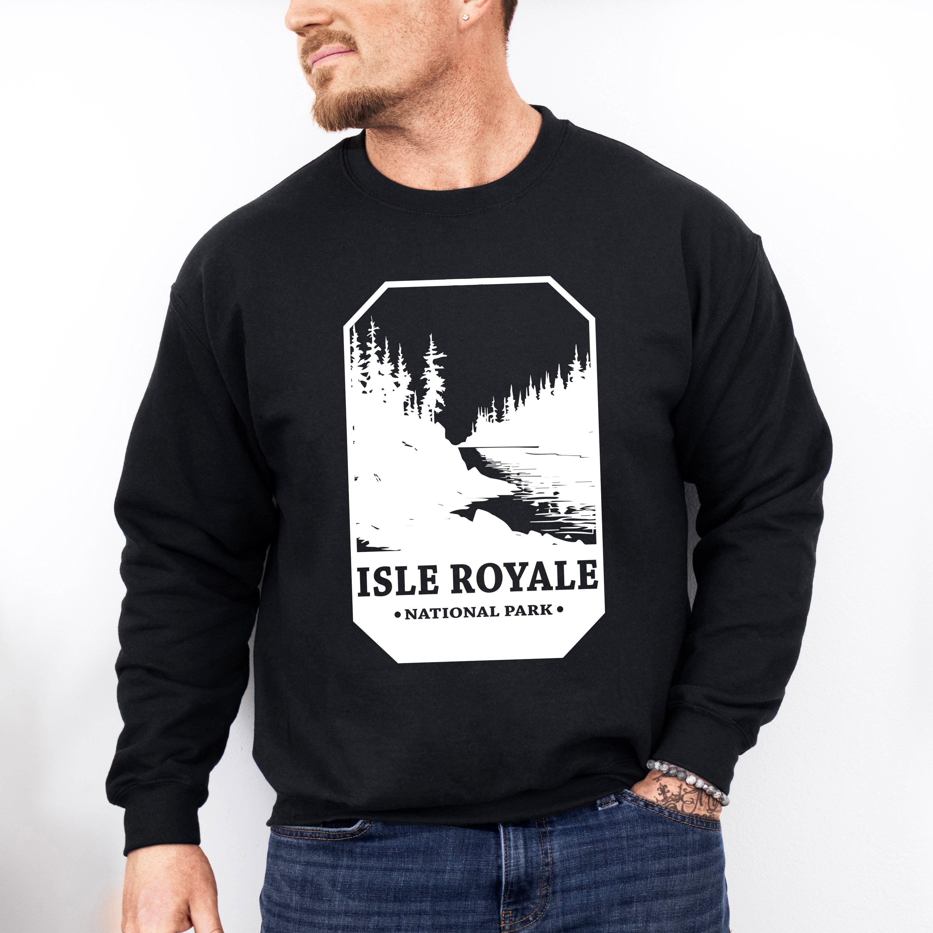Isle Royale - National Park Theme Unisex Crewneck T-Shirt Sweatshirt Hoodie