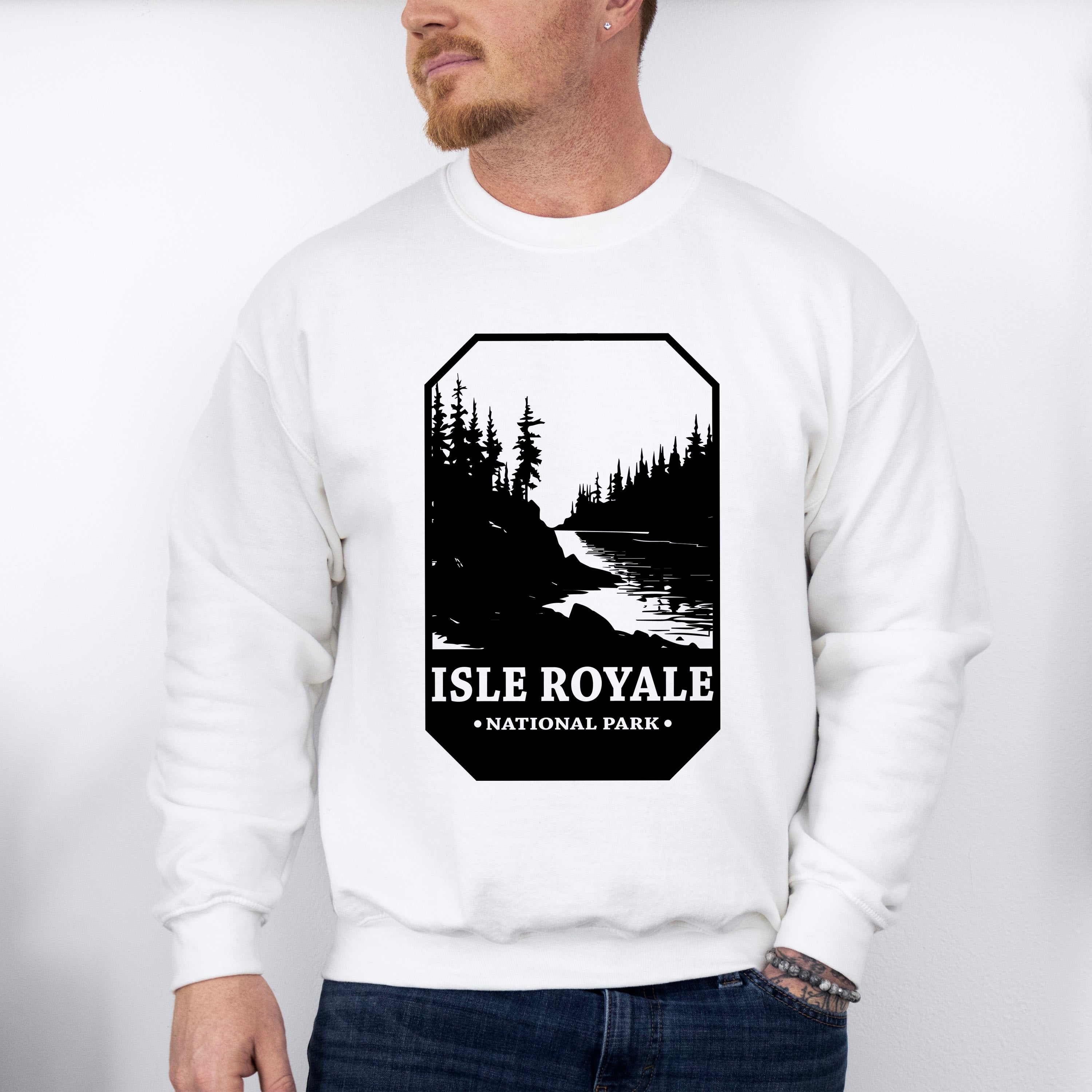Isle Royale - National Park Theme Unisex Crewneck T-Shirt Sweatshirt Hoodie