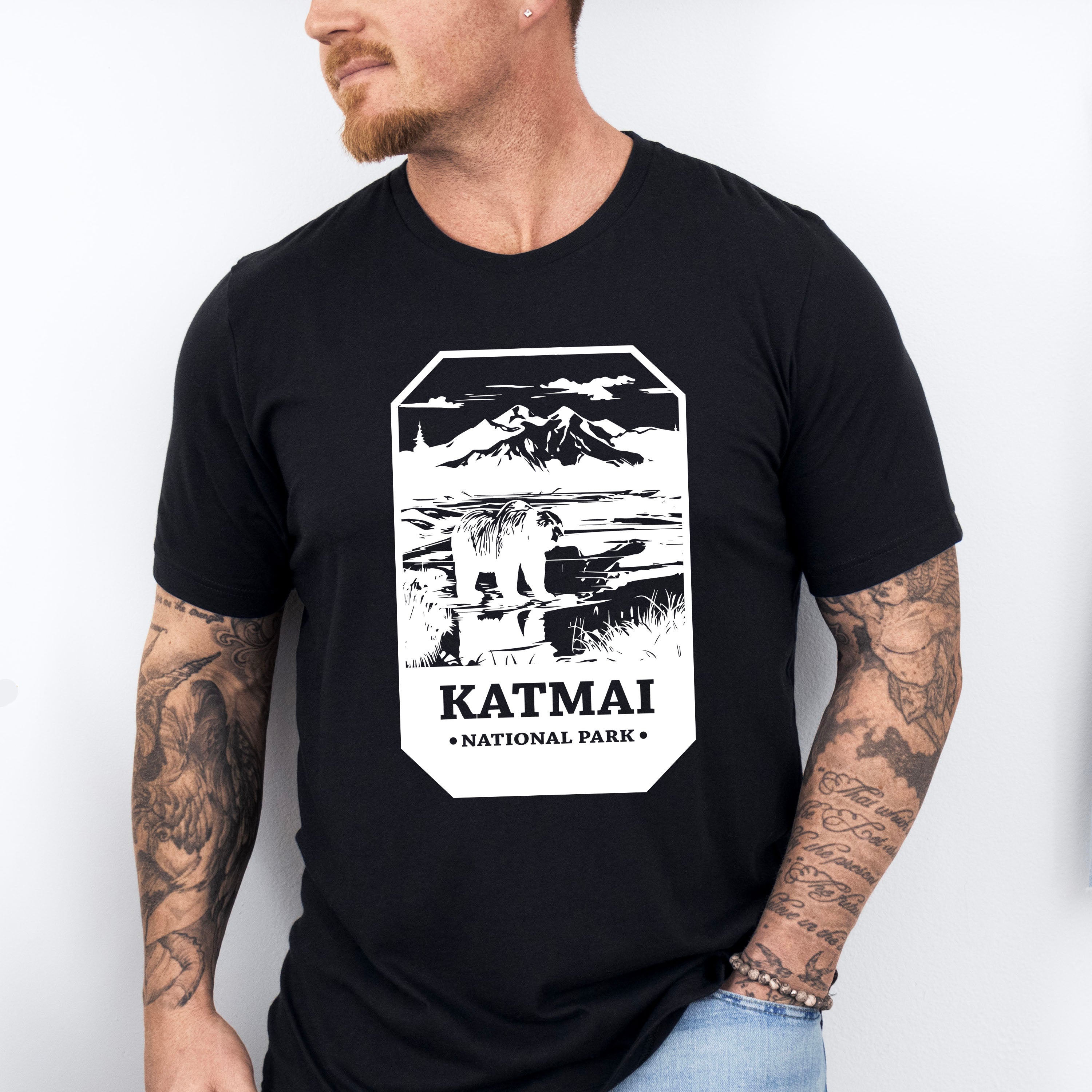 Katmai - National Park Theme Unisex Crewneck T-Shirt Sweatshirt Hoodie