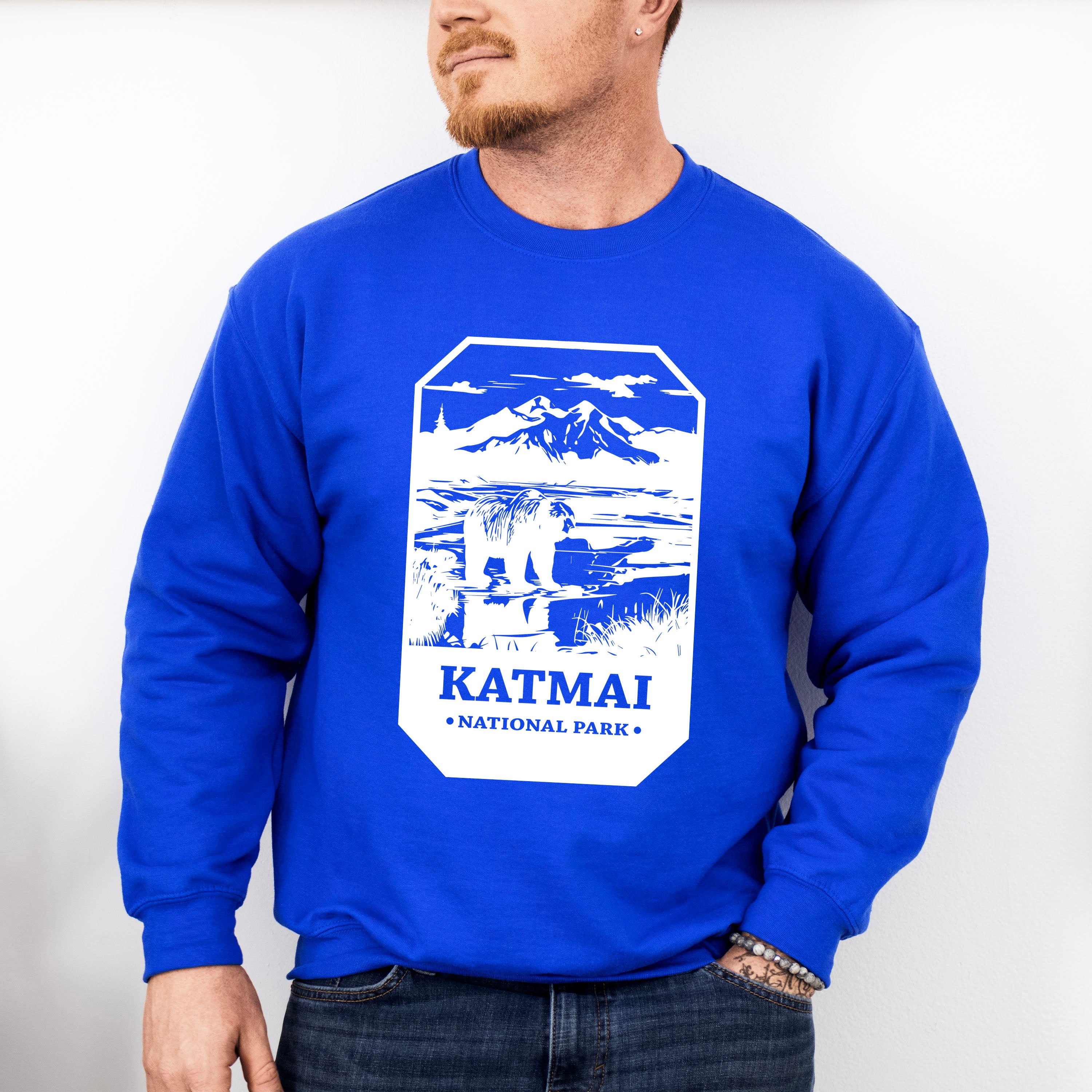 Katmai - National Park Theme Unisex Crewneck T-Shirt Sweatshirt Hoodie