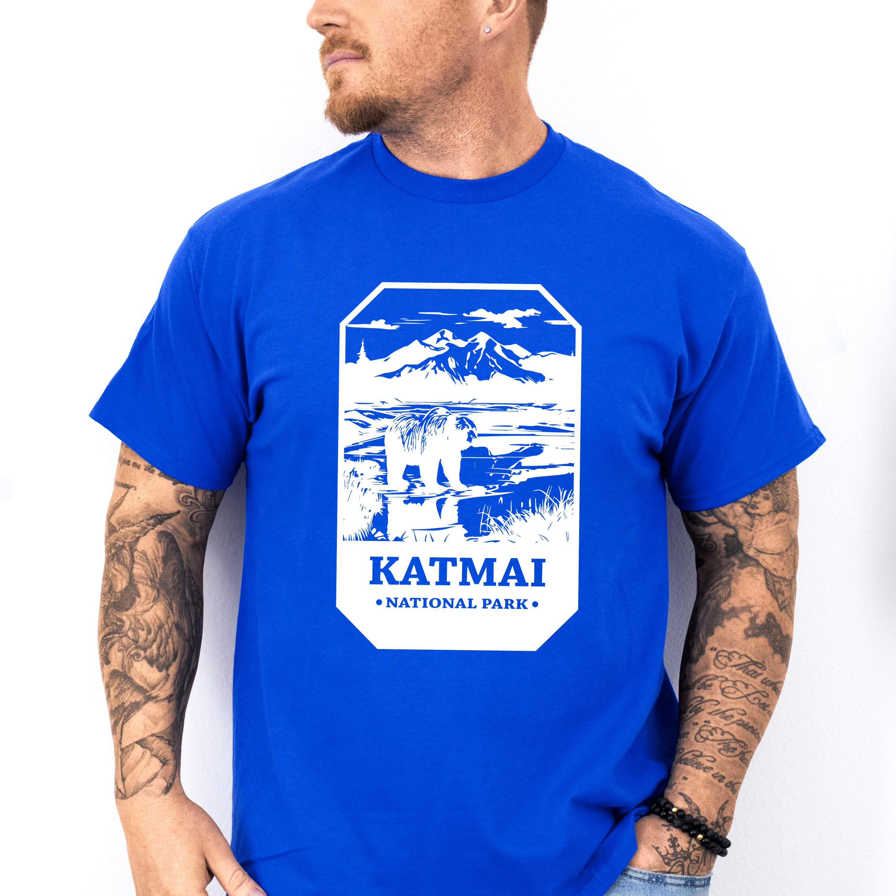 Katmai - National Park Theme Unisex Crewneck T-Shirt Sweatshirt Hoodie