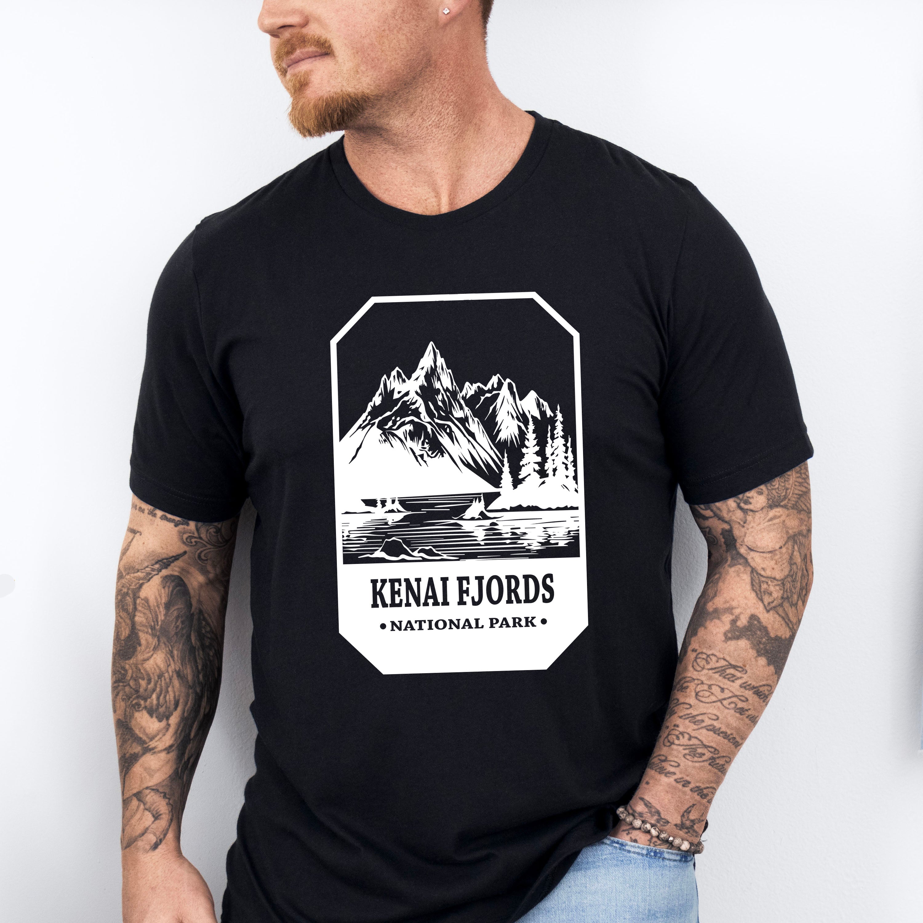 Kenai Fjords - National Park Theme Unisex Crewneck T-Shirt Sweatshirt Hoodie