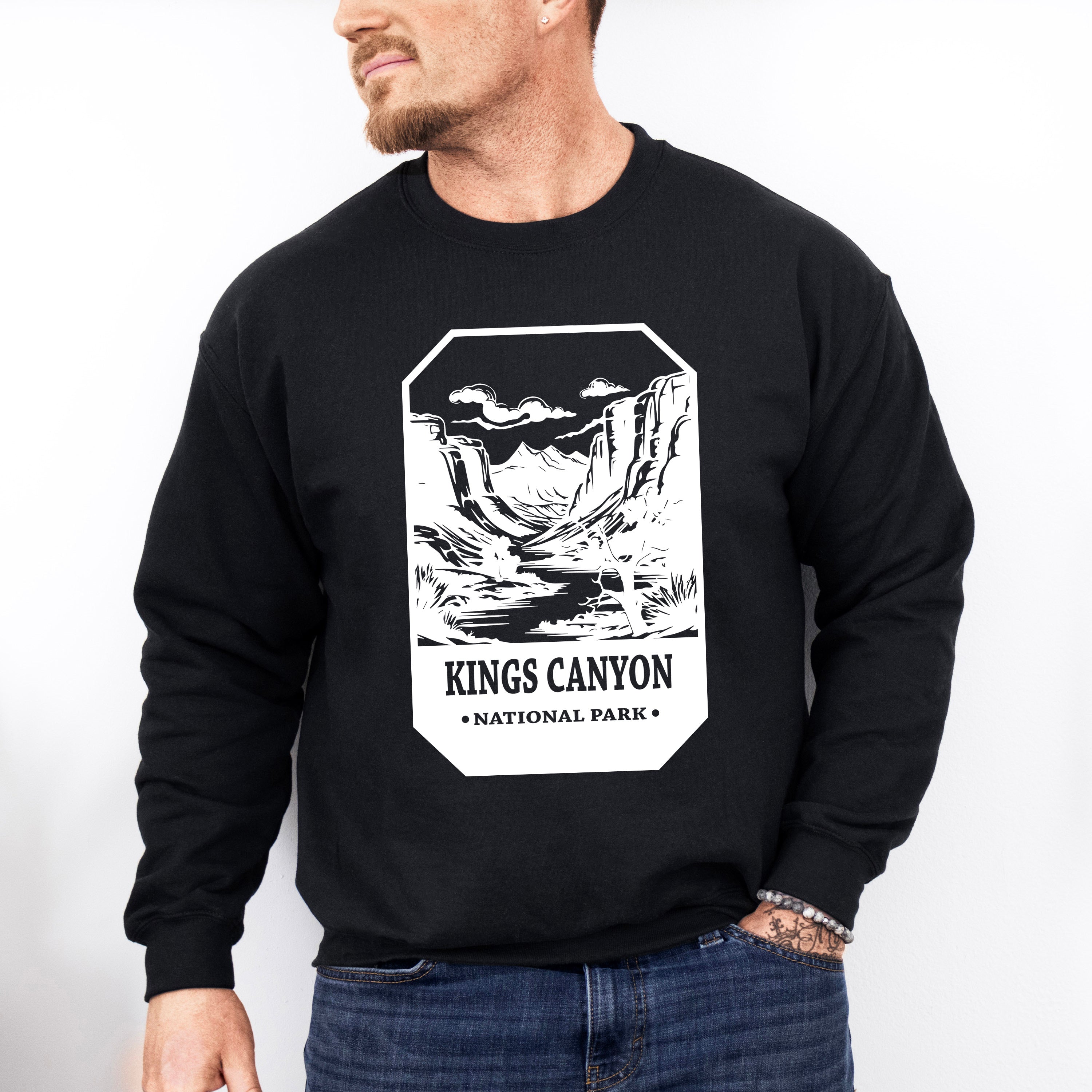 Kings Canyon - National Park Theme Unisex Crewneck T-Shirt Sweatshirt Hoodie