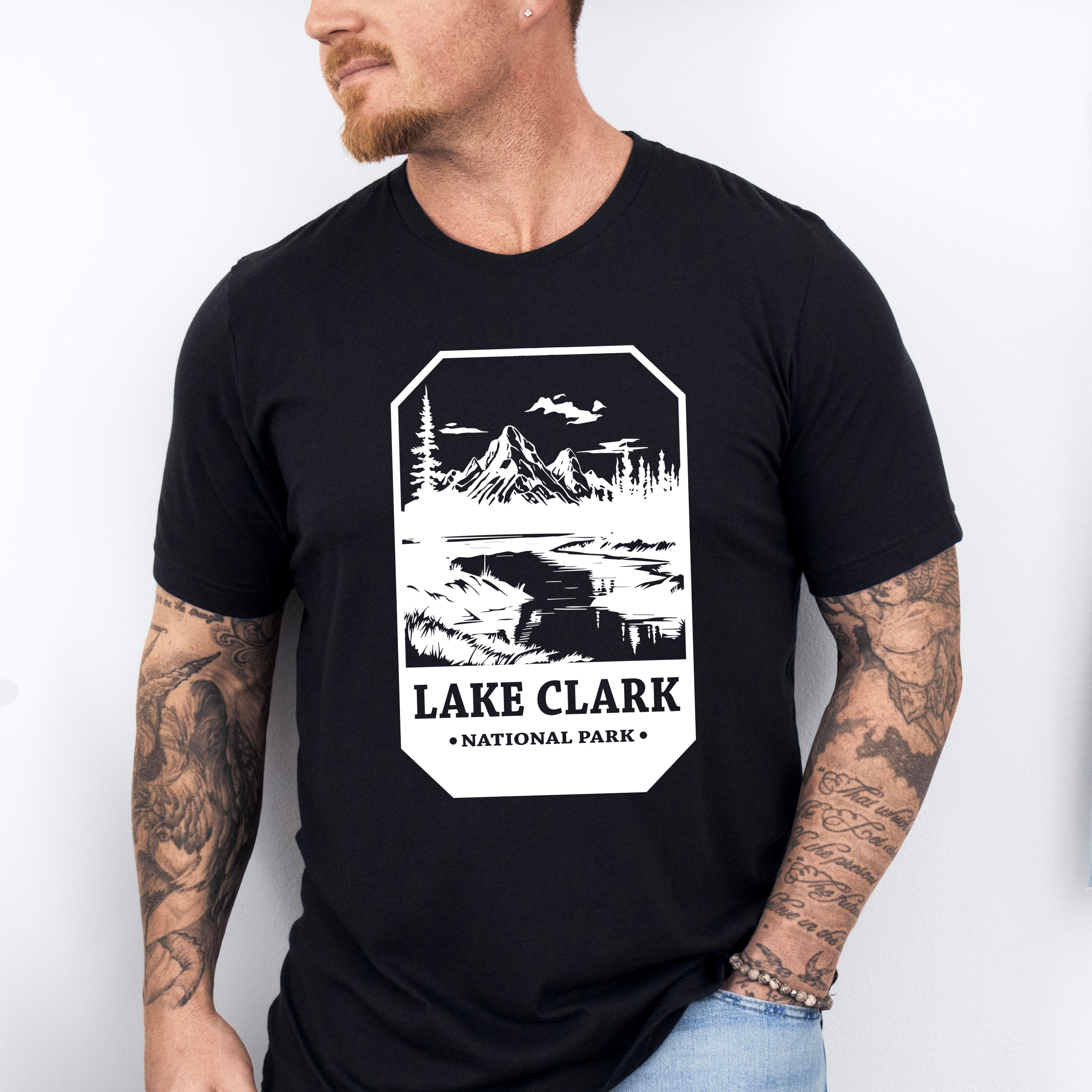 Lake Clark - National Park Theme Unisex Crewneck T-Shirt Sweatshirt Hoodie