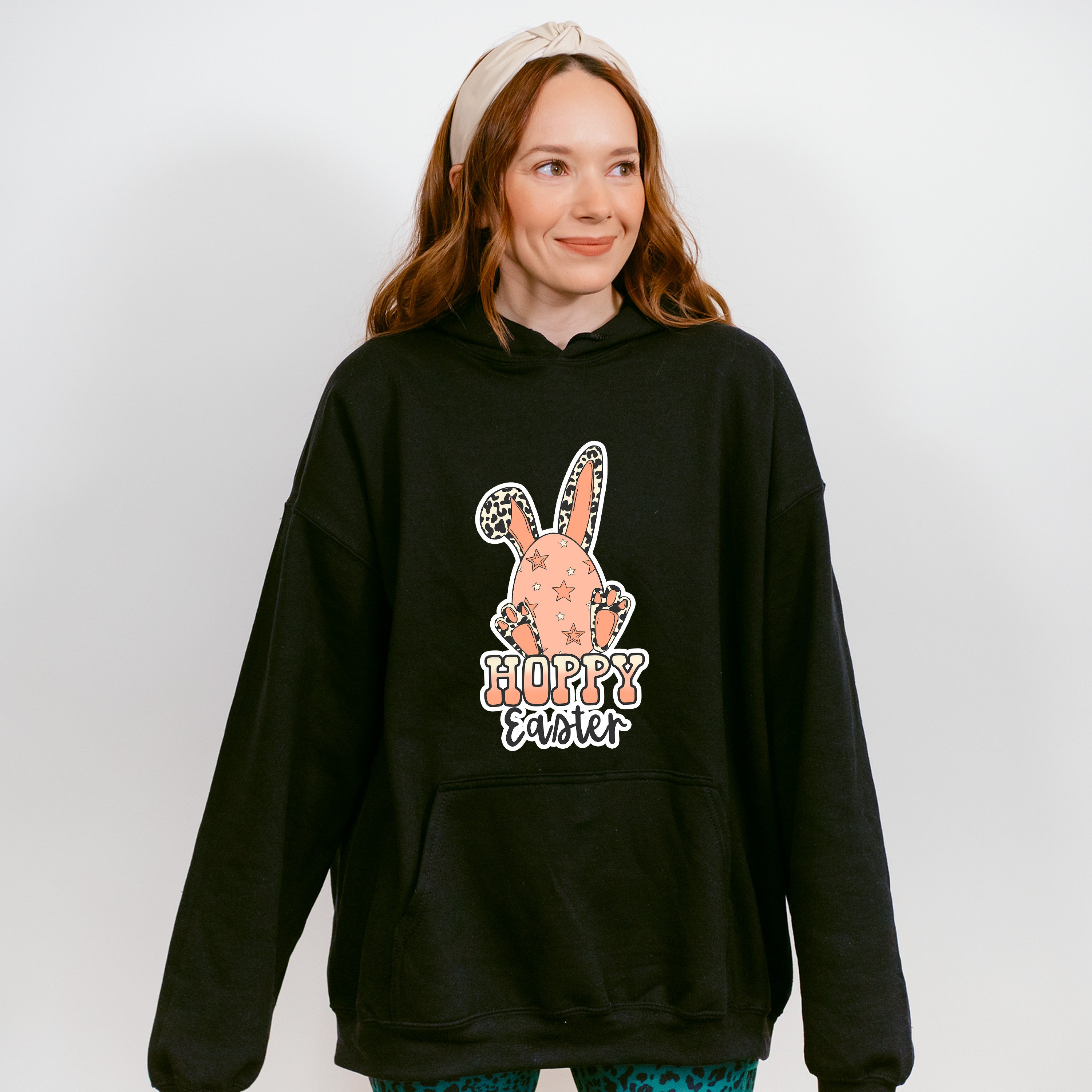 Hoppy Easter Egg Bunny - Easter Day Unisex Crewneck T-Shirt Sweatshirt Hoodie