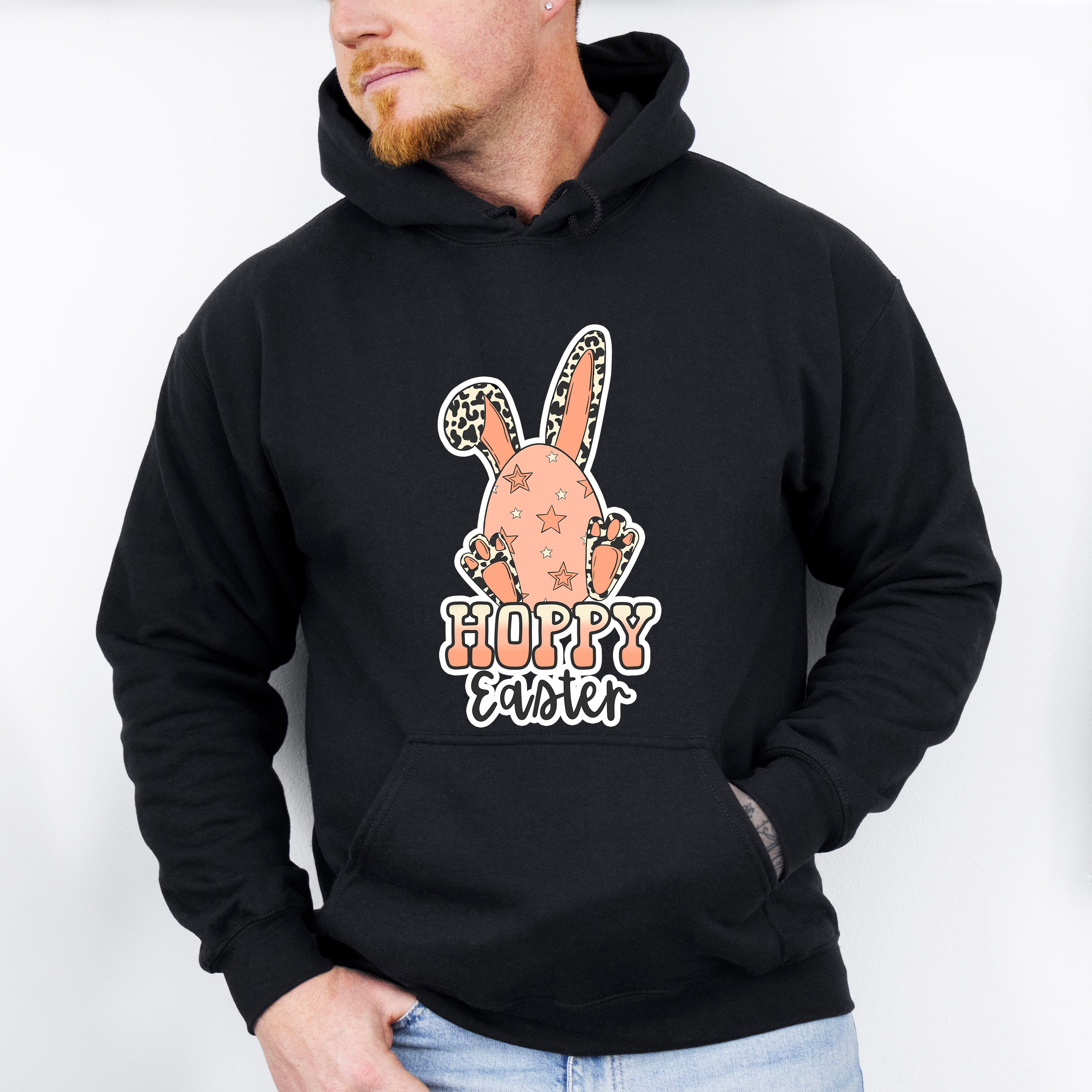 Hoppy Easter Egg Bunny - Easter Day Unisex Crewneck T-Shirt Sweatshirt Hoodie