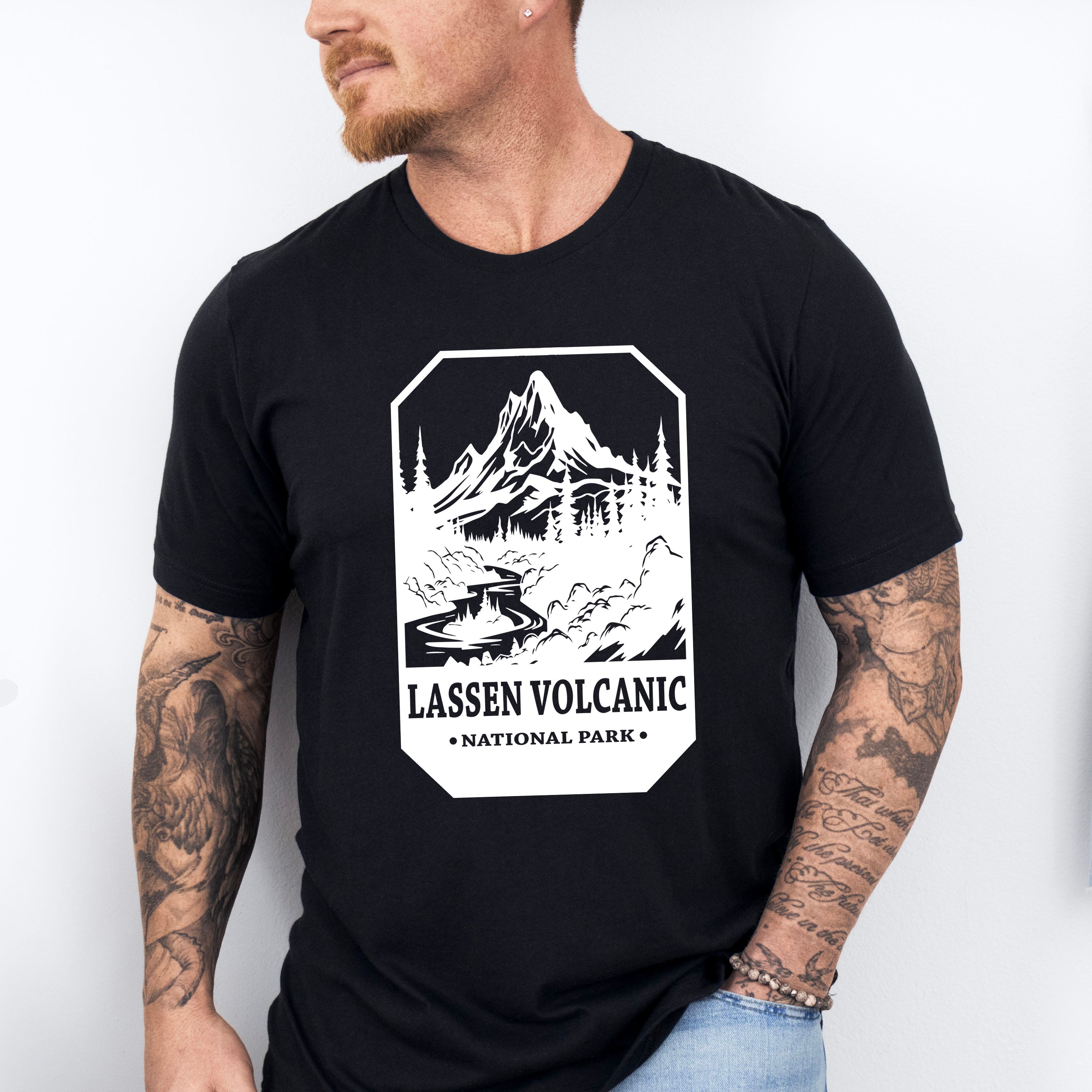 Lassen Volcanic - National Park Theme Unisex Crewneck T-Shirt Sweatshirt Hoodie