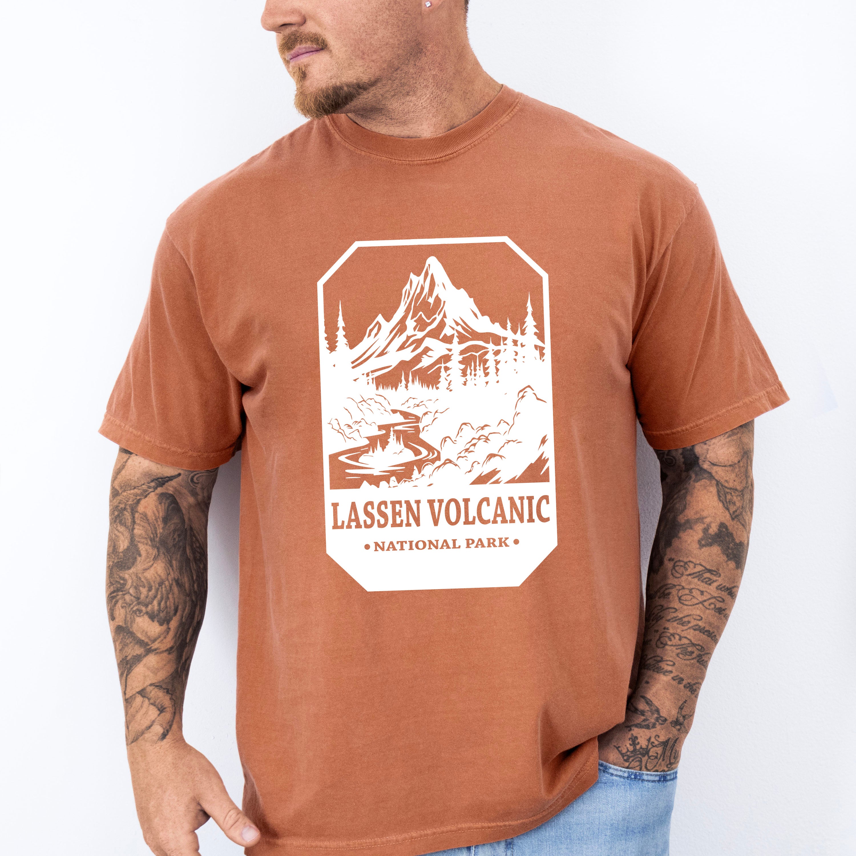 Lassen Volcanic - National Park Theme Unisex Crewneck T-Shirt Sweatshirt Hoodie