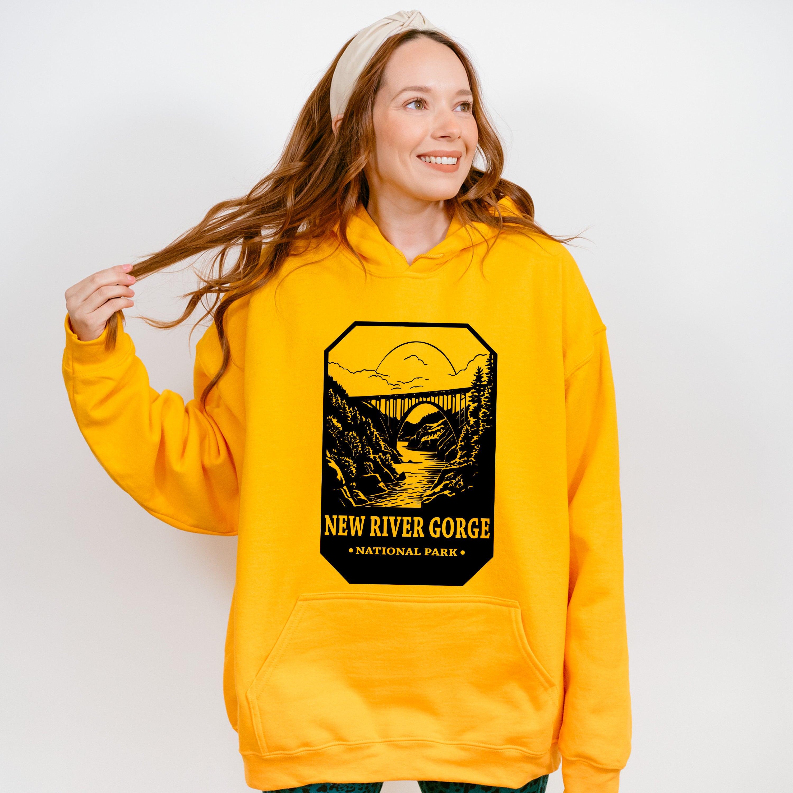 New River Gorge - National Park Theme Unisex Crewneck T-Shirt Sweatshirt Hoodie