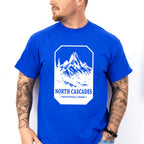 North Cascades - National Park Theme Unisex Crewneck T-Shirt Sweatshirt Hoodie