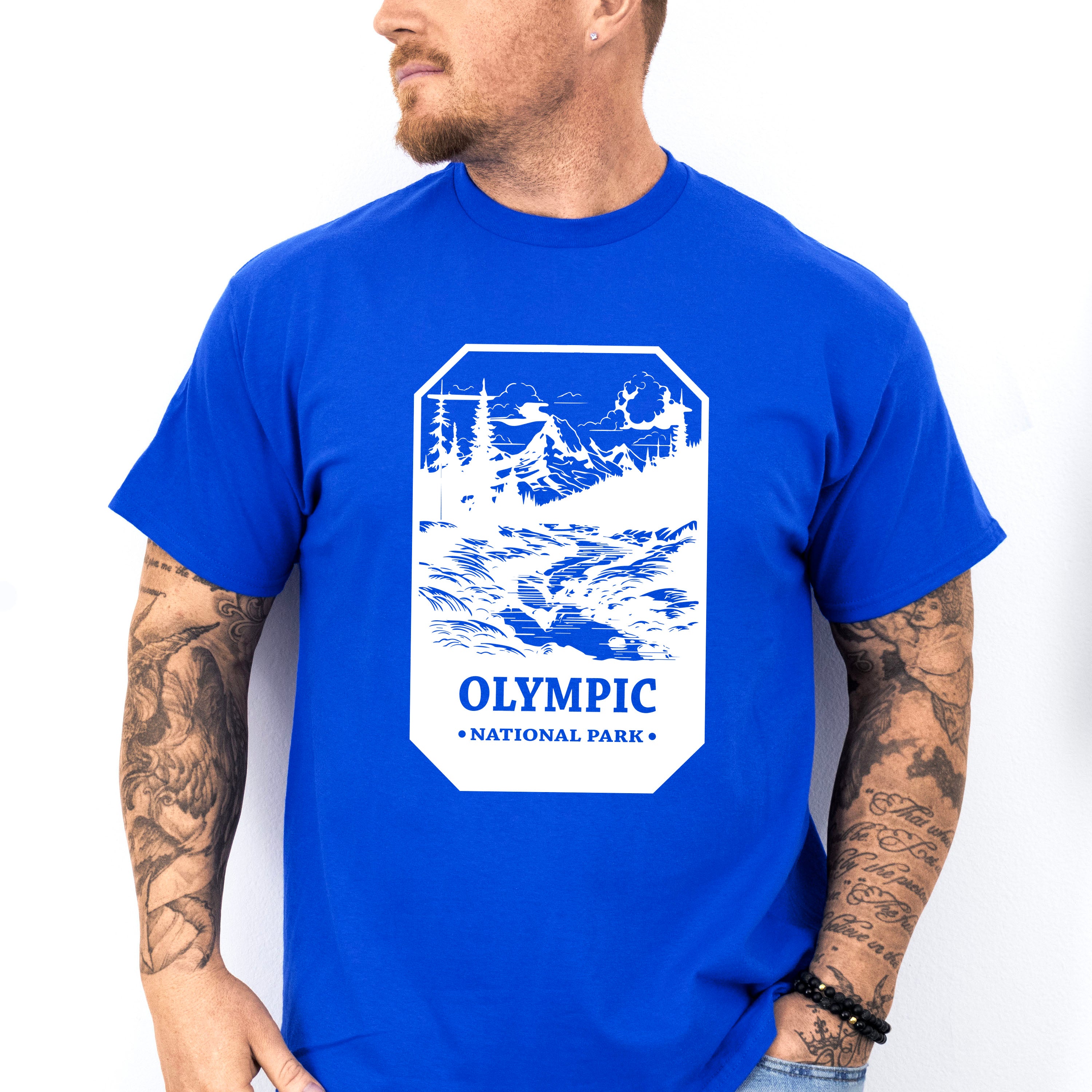 Olympic - National Park Theme Unisex Crewneck T-Shirt Sweatshirt Hoodie