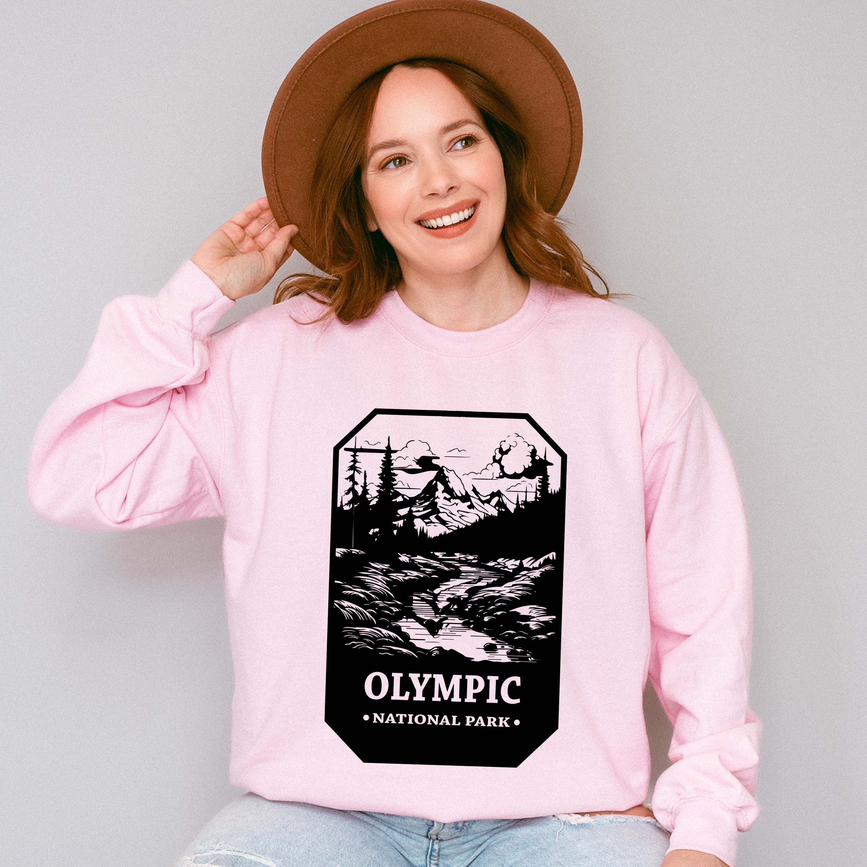 Olympic - National Park Theme Unisex Crewneck T-Shirt Sweatshirt Hoodie
