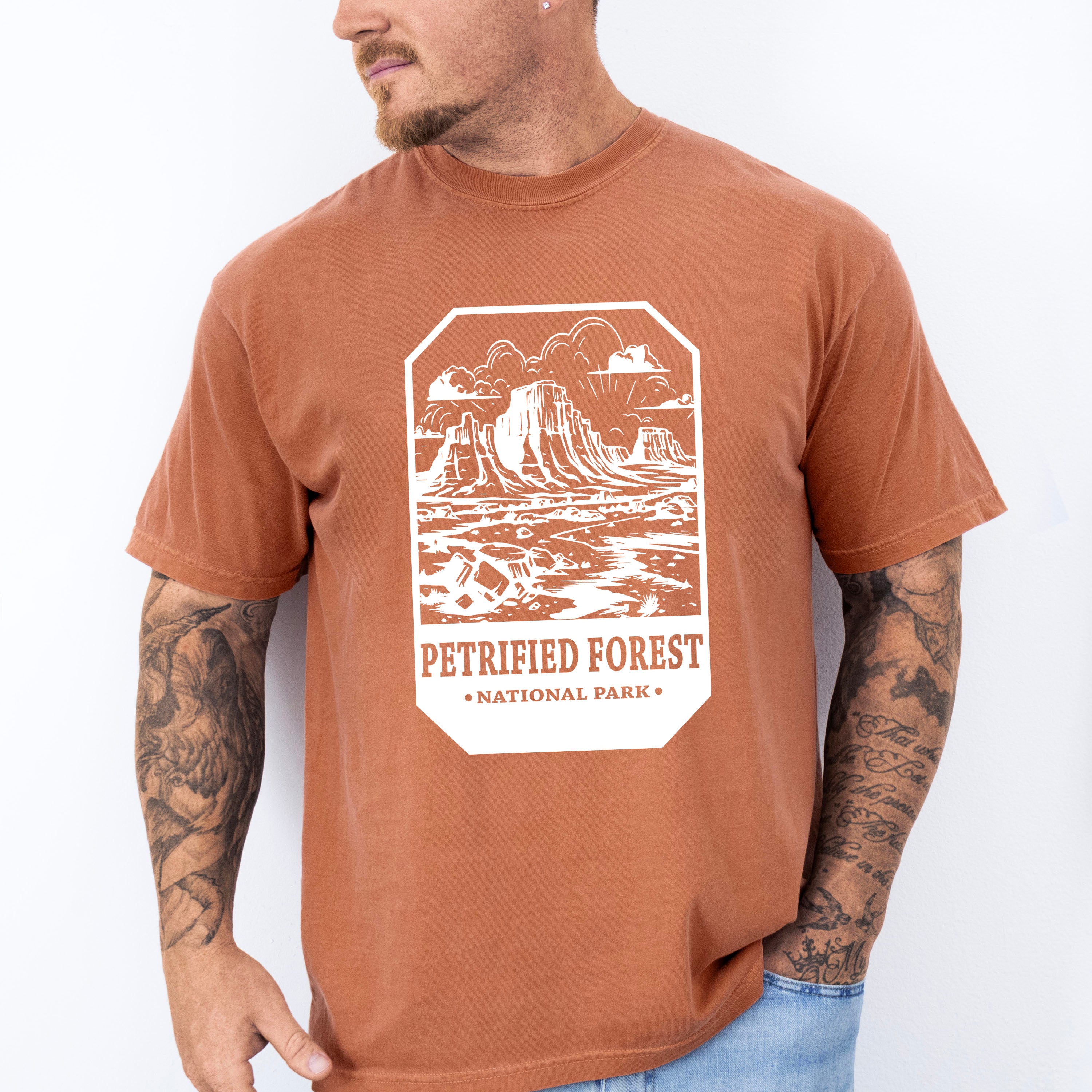Petrified Forest - National Park Theme Unisex Crewneck T-Shirt Sweatshirt Hoodie