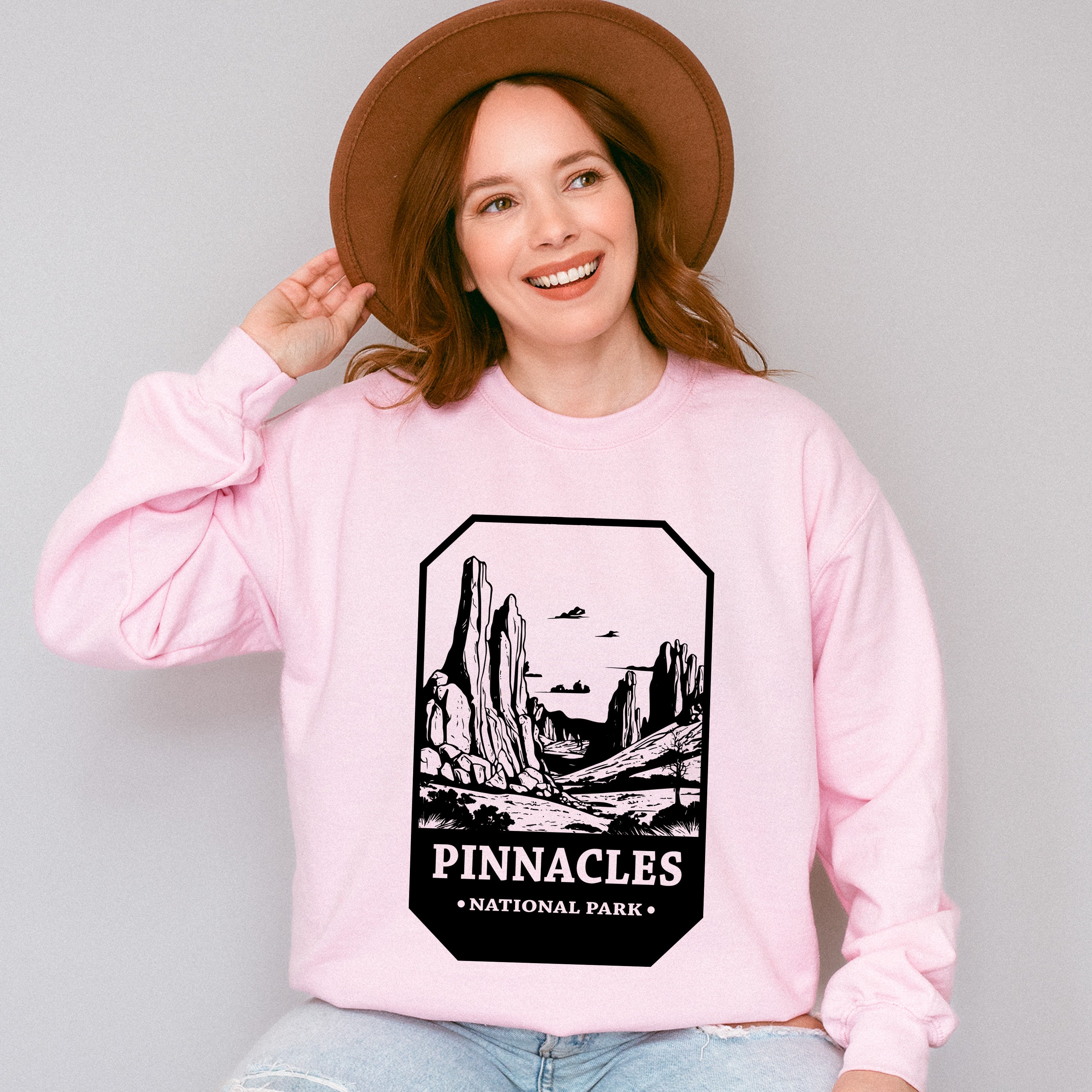 Pinnacles - National Park Theme Unisex Crewneck T-Shirt Sweatshirt Hoodie