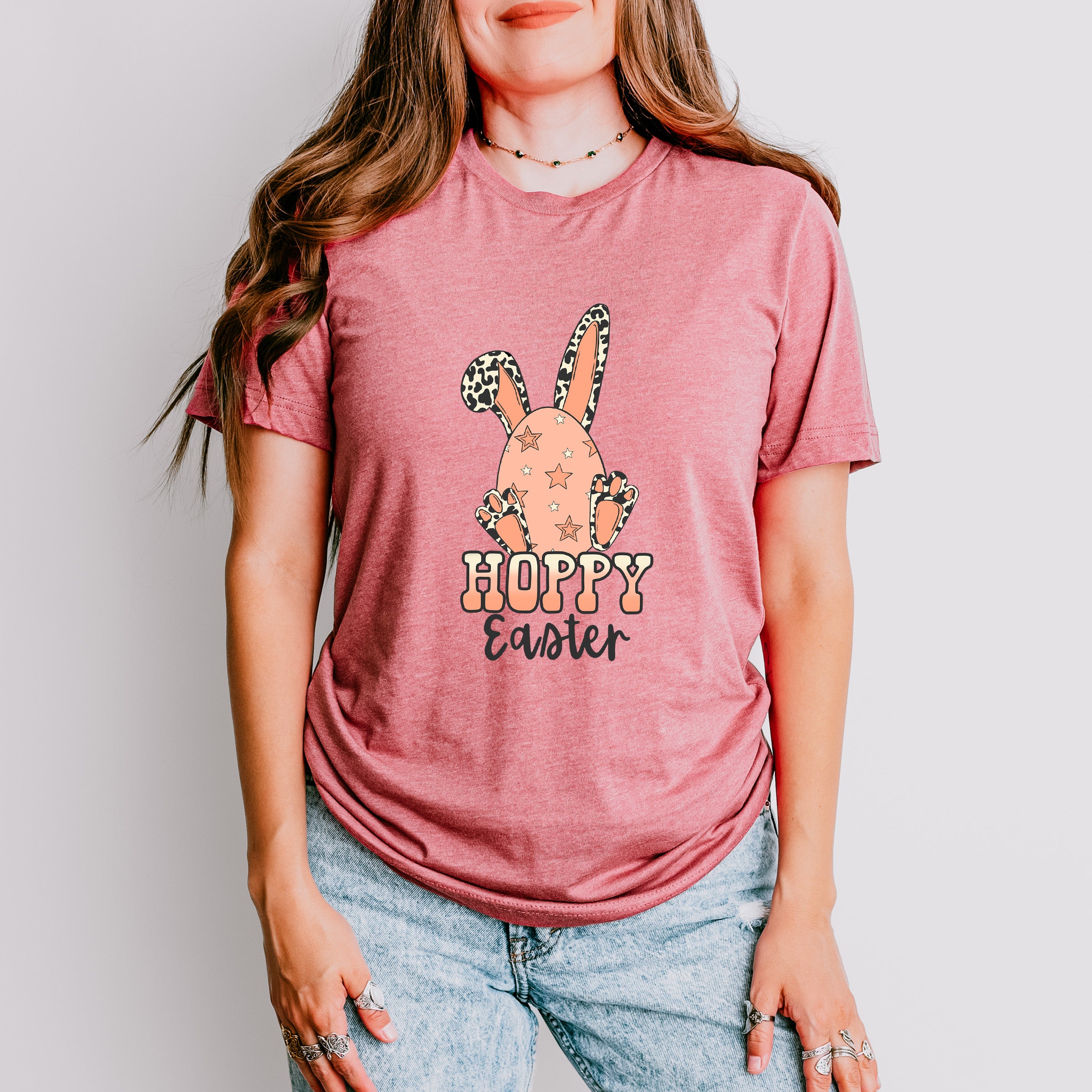 Hoppy Easter Egg Bunny - Easter Day Unisex Crewneck T-Shirt Sweatshirt Hoodie