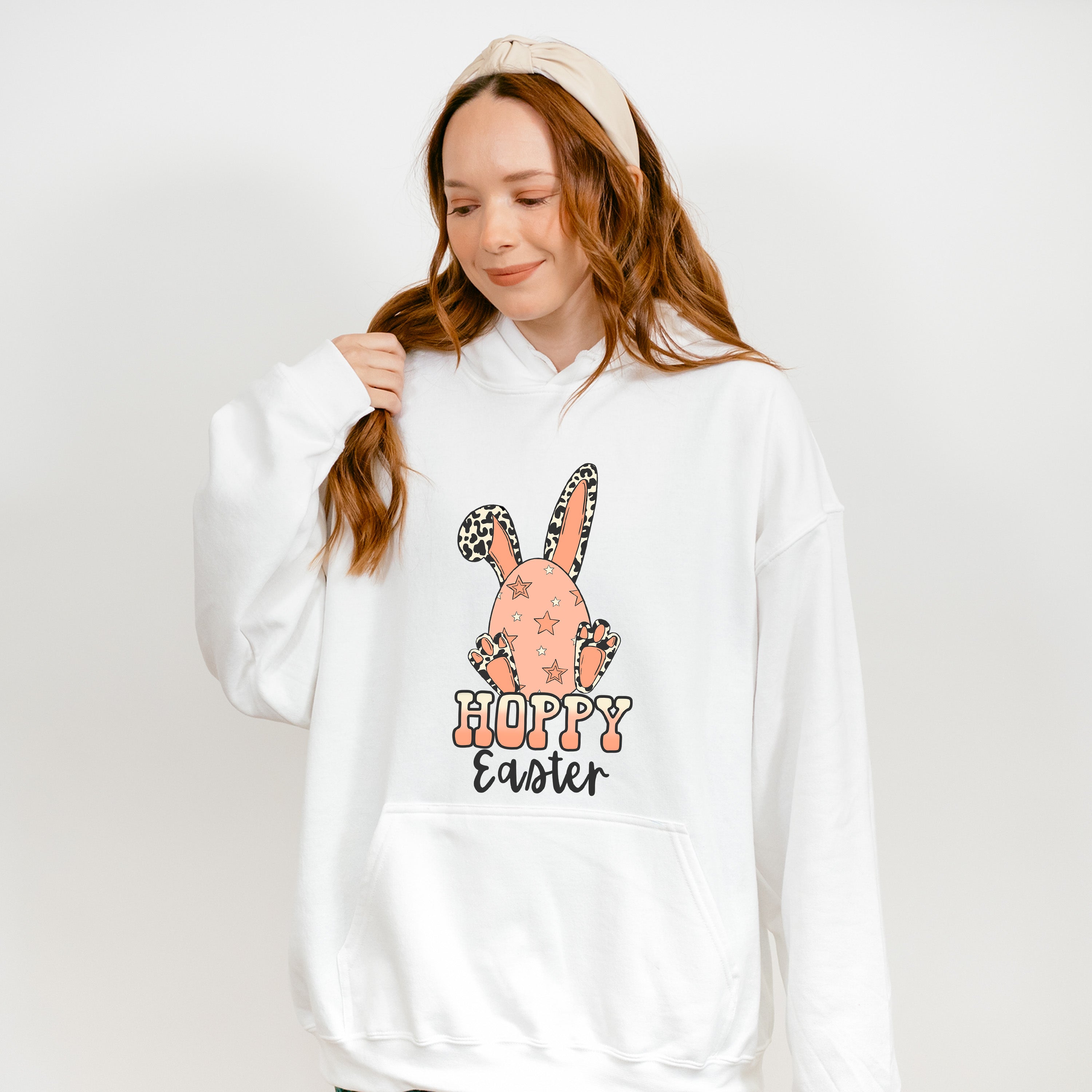 Hoppy Easter Egg Bunny - Easter Day Unisex Crewneck T-Shirt Sweatshirt Hoodie