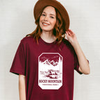 Rocky Mountain - National Park Theme Unisex Crewneck T-Shirt Sweatshirt Hoodie