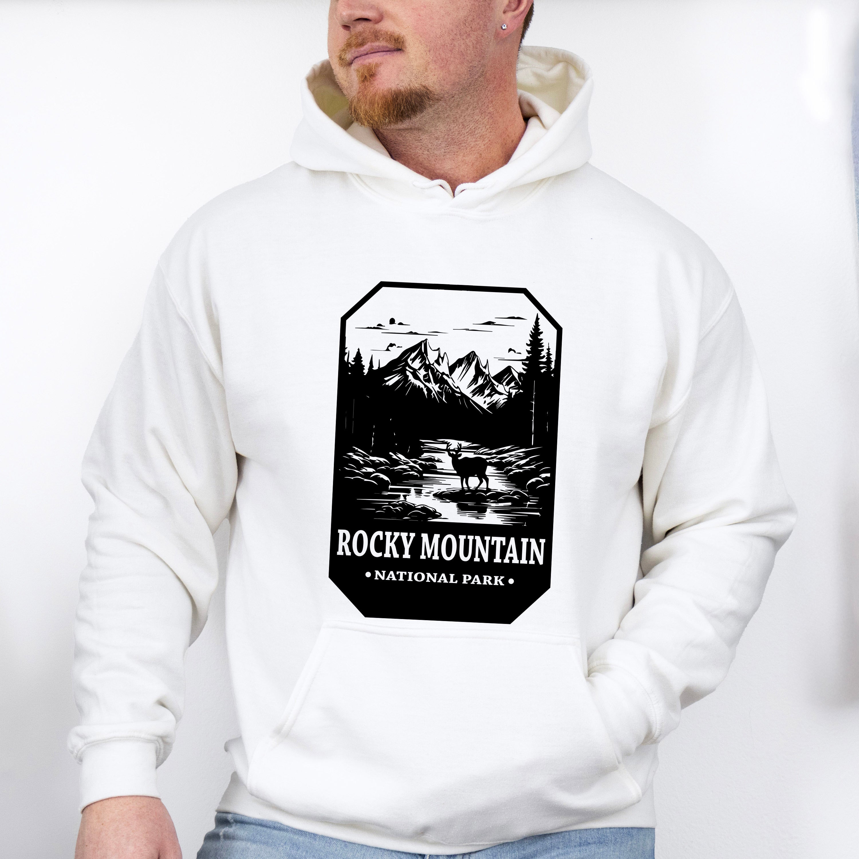 Rocky Mountain - National Park Theme Unisex Crewneck T-Shirt Sweatshirt Hoodie