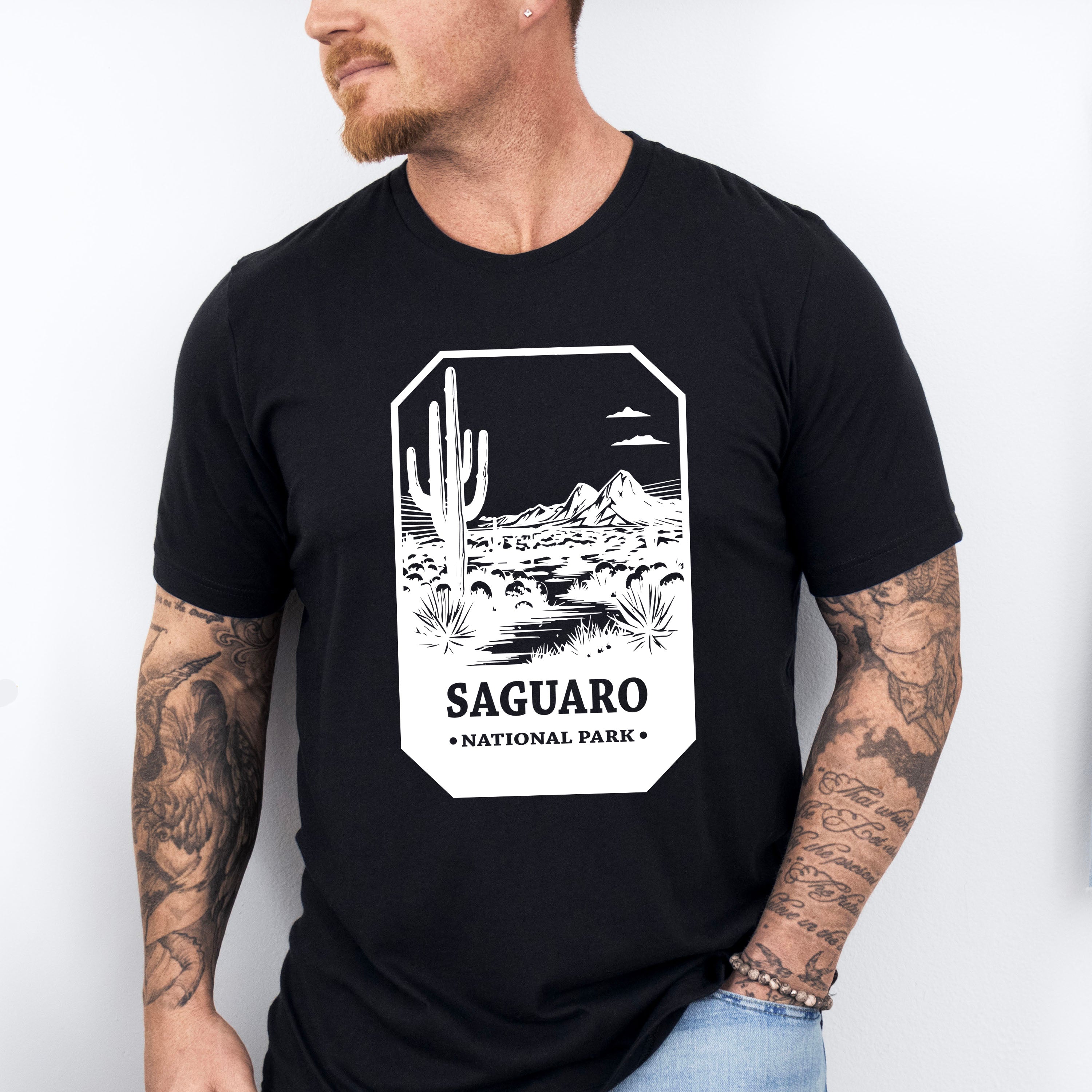 Saguaro - National Park Theme Unisex Crewneck T-Shirt Sweatshirt Hoodie