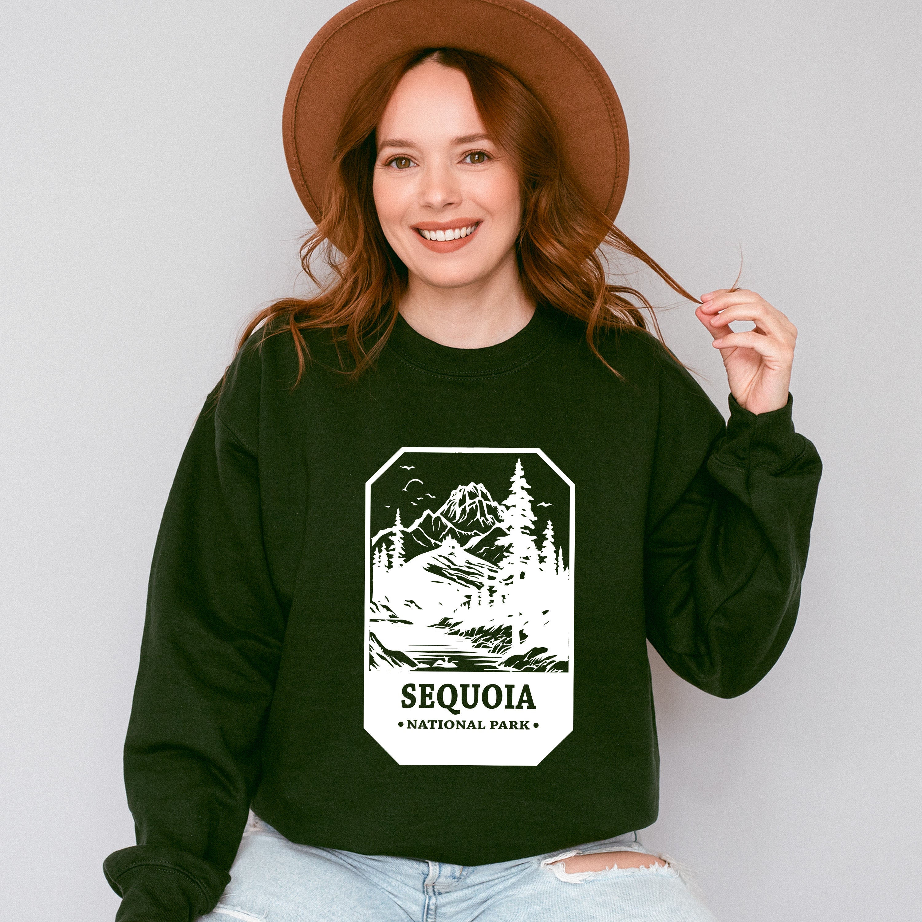Sequoia - National Park Theme Unisex Crewneck T-Shirt Sweatshirt Hoodie