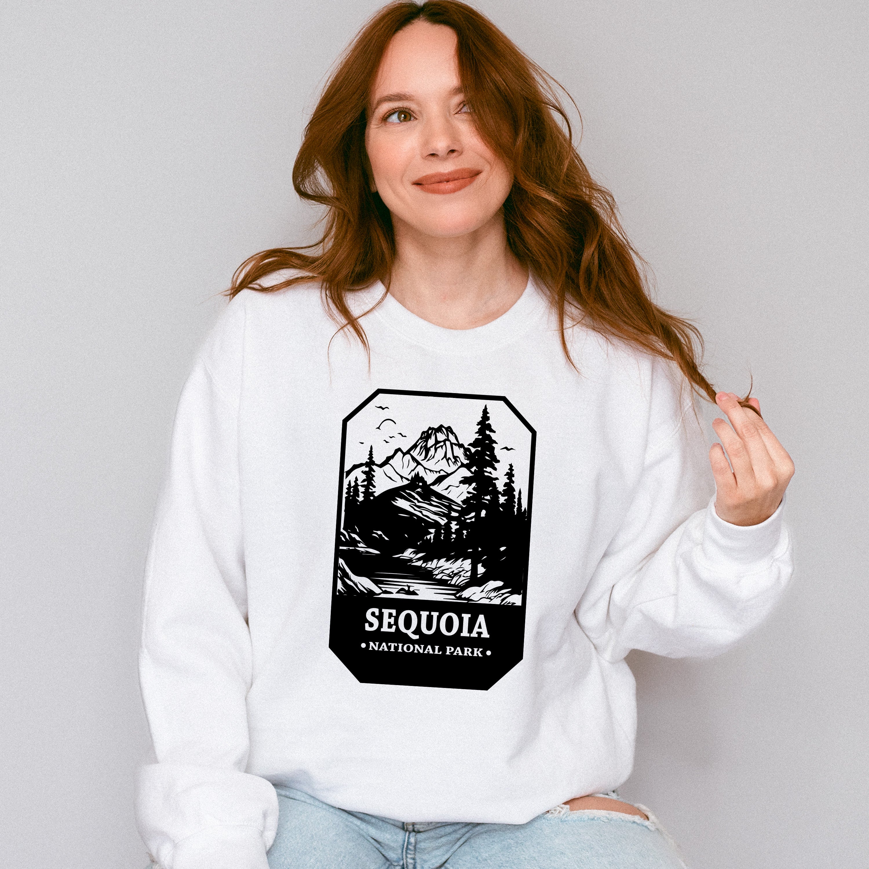 Sequoia - National Park Theme Unisex Crewneck T-Shirt Sweatshirt Hoodie