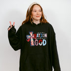 One Nation Under God Cross - 4th Of July Unisex Crewneck T-Shirt Sweatshirt Hoodie