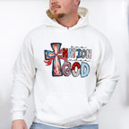 One Nation Under God Cross - 4th Of July Unisex Crewneck T-Shirt Sweatshirt Hoodie