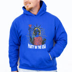 Party In The USA Statue Of Liberty - 4th Of July Unisex Crewneck T-Shirt Sweatshirt Hoodie
