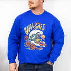 Wild Waves Summer Vibes - Surfing Theme Unisex Crewneck T-Shirt Sweatshirt Hoodie