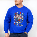 Party In The Usa Disco Ball - 4th Of July Unisex Crewneck T-Shirt Sweatshirt Hoodie