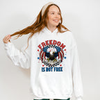 Freedom Is Not Free Hawk Design - 4th Of July Unisex Crewneck T-Shirt Sweatshirt Hoodie
