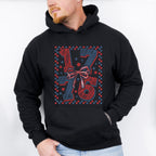 1776 Red And Blue Checkers And Stars - 4th Of July Unisex Crewneck T-Shirt Sweatshirt Hoodie
