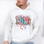 Mimi Ribbons, Stars And Fireworks - 4th Of July Unisex Crewneck T-Shirt Sweatshirt Hoodie