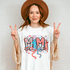 Mimi Ribbons, Stars And Fireworks - 4th Of July Unisex Crewneck T-Shirt Sweatshirt Hoodie