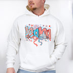 Nana Ribbons, Stars And Firework - 4th Of July Unisex Crewneck T-Shirt Sweatshirt Hoodie