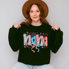 Nana Ribbons, Stars And Firework - 4th Of July Unisex Crewneck T-Shirt Sweatshirt Hoodie