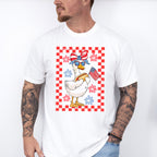 Girl Goose Hot Dog Red Design - 4th Of July Unisex Crewneck T-Shirt Sweatshirt Hoodie