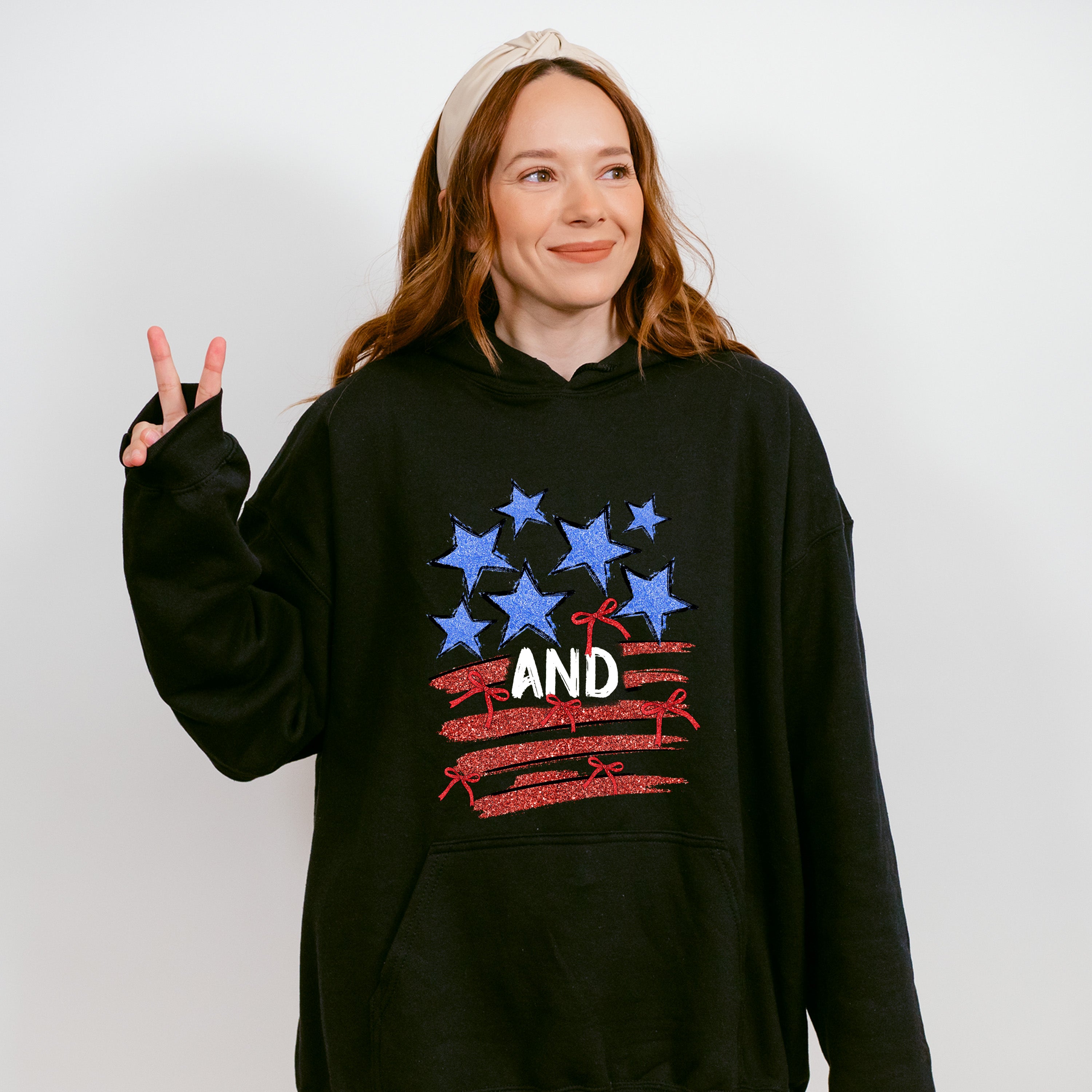 Stars And Stripes Red &amp; Blue - 4th Of July Unisex Crewneck T-Shirt Sweatshirt Hoodie